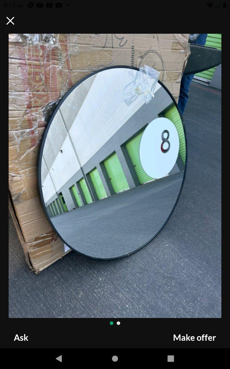 8 ball mirror