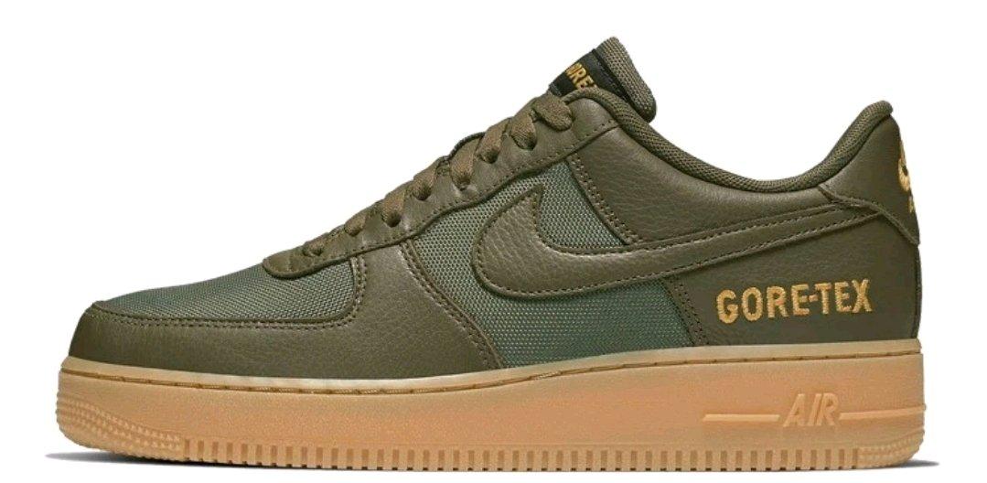 Nike Air Force 1 GoreTex Olive Sneakers - Brooklyn, New York - FleaMarketBay