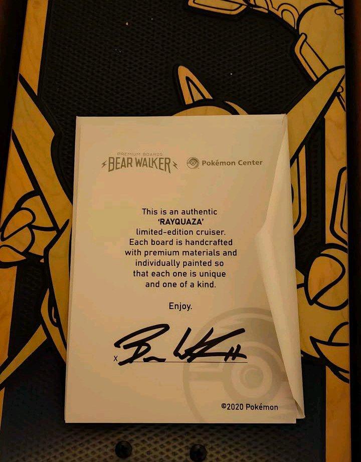 Bear Walker Rayquaza Skateboard