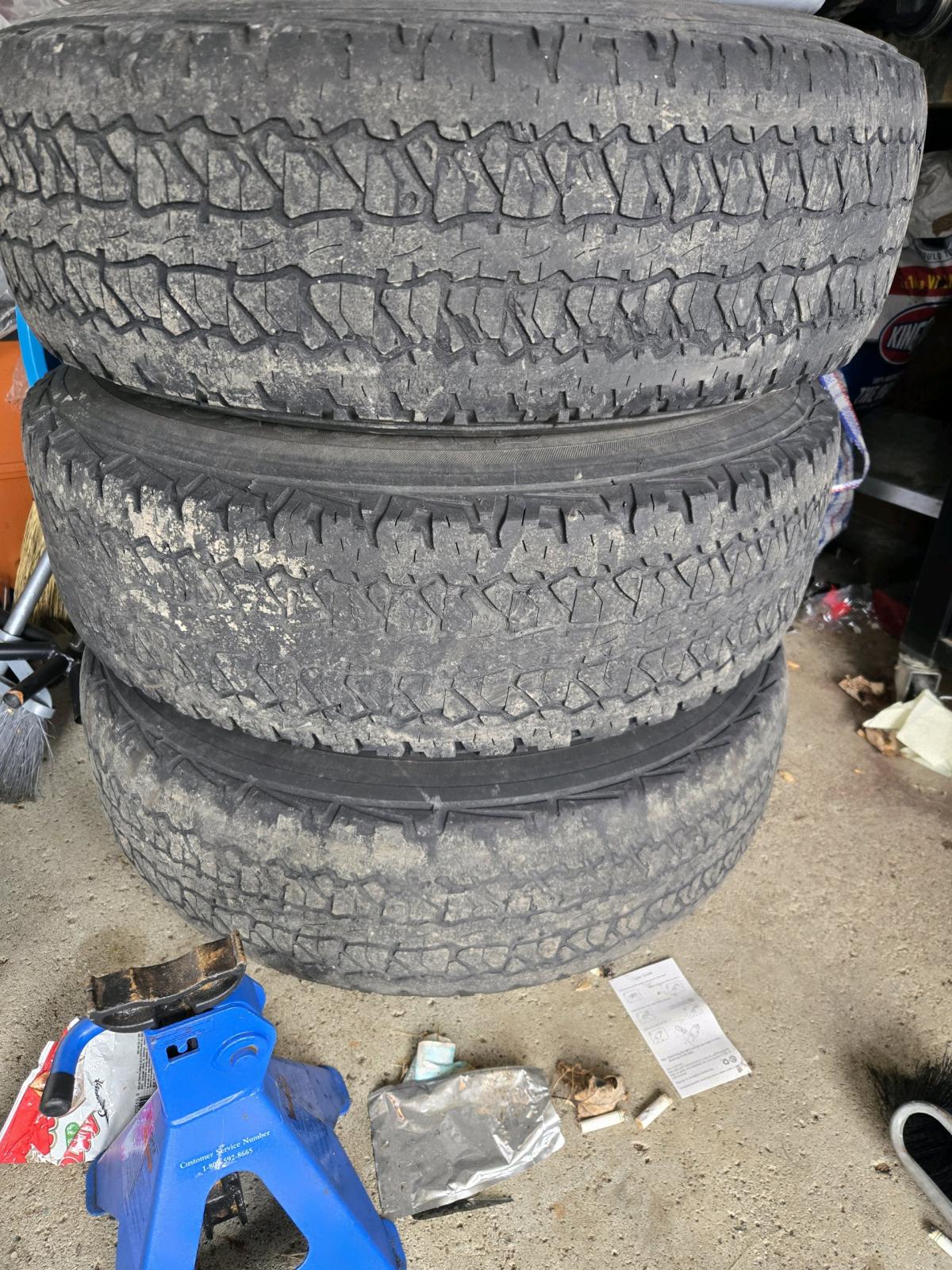 Set of wheels with Tires