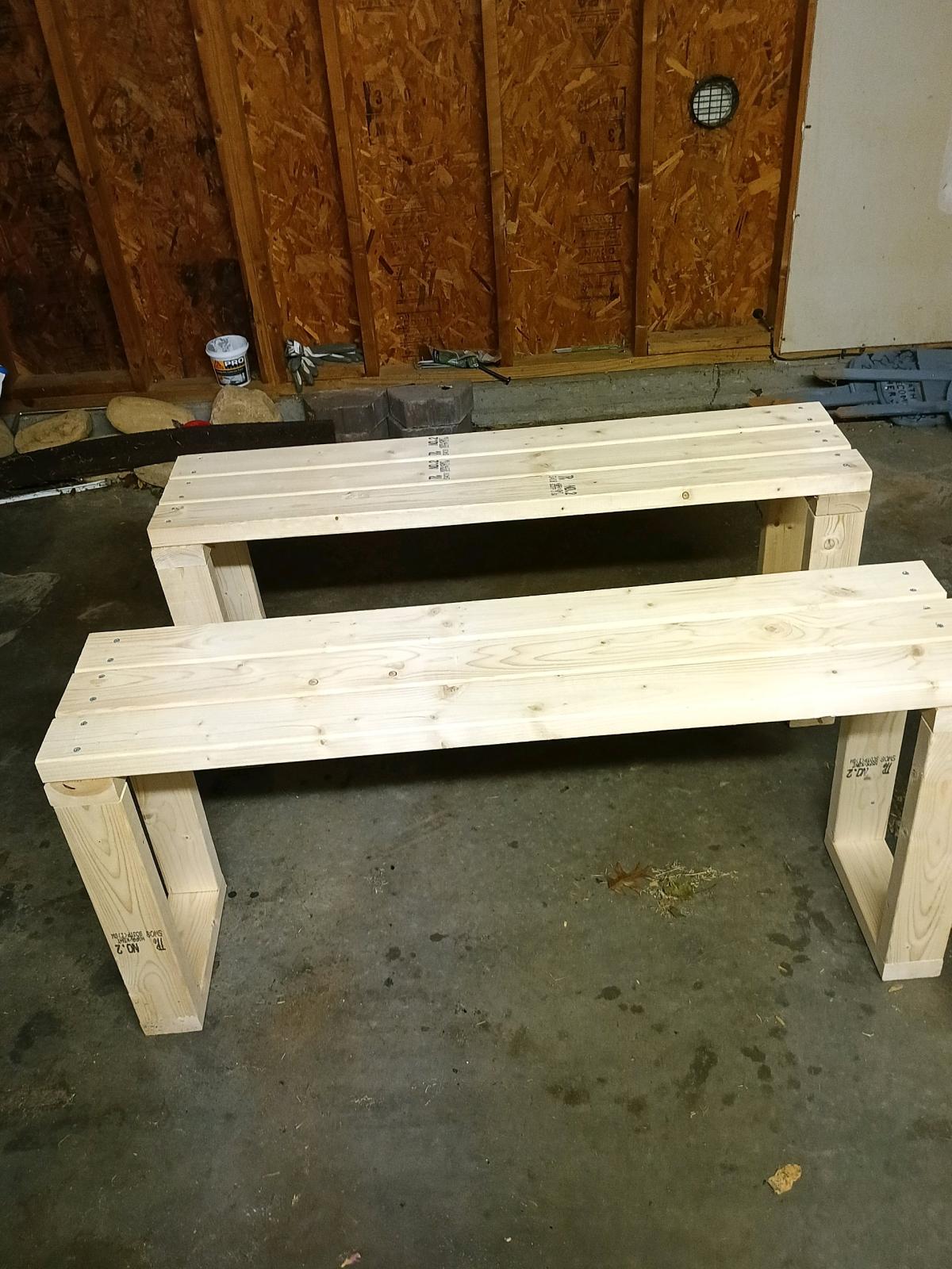 Benches Big sold wood - Mauldin, South Carolina - FleaMarketBay