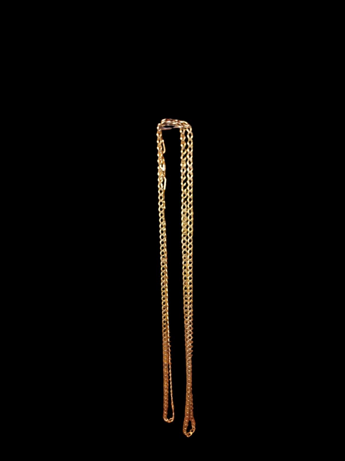 14kt gold plated silver chain from Italy