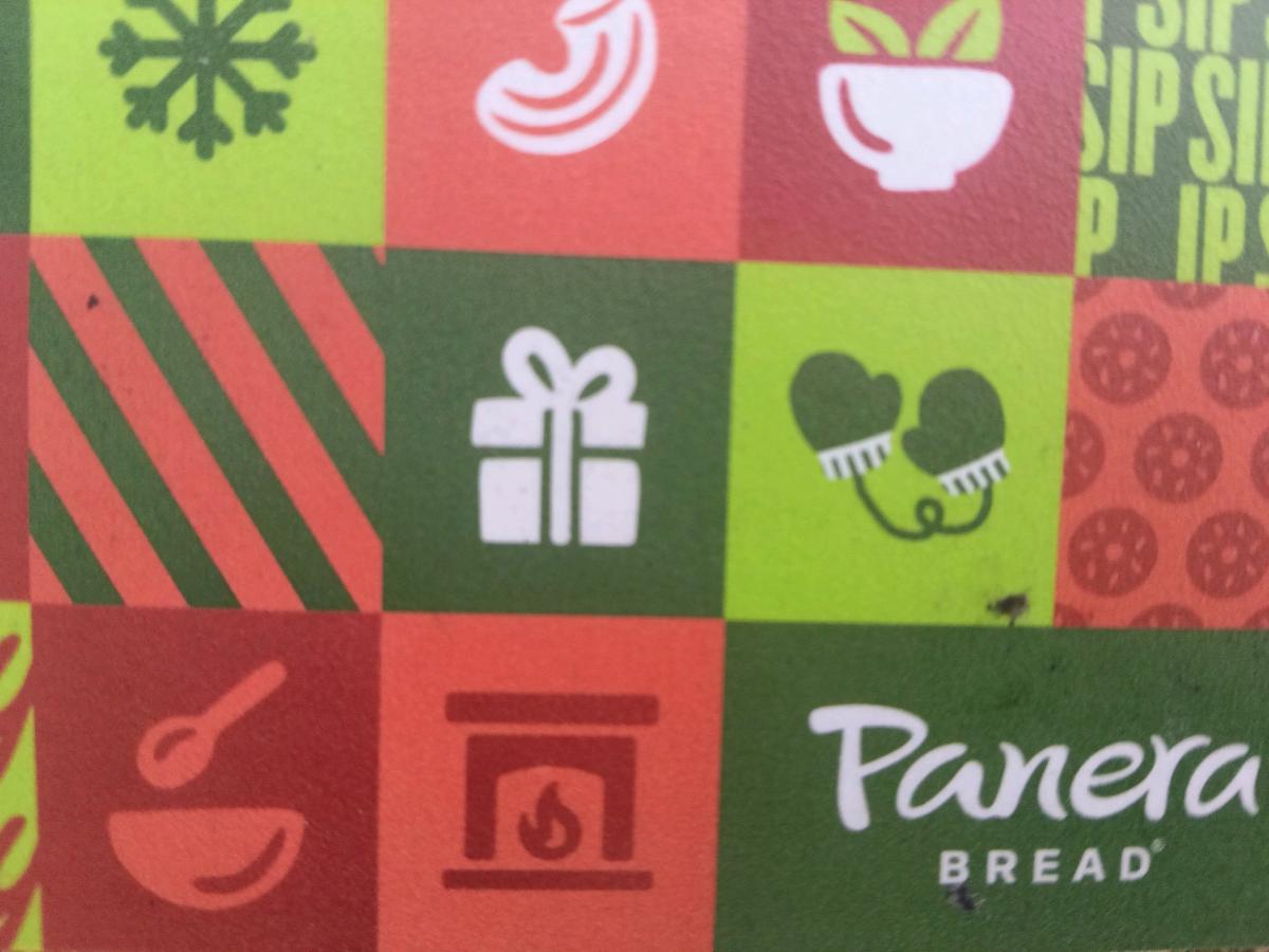 Panera gift card