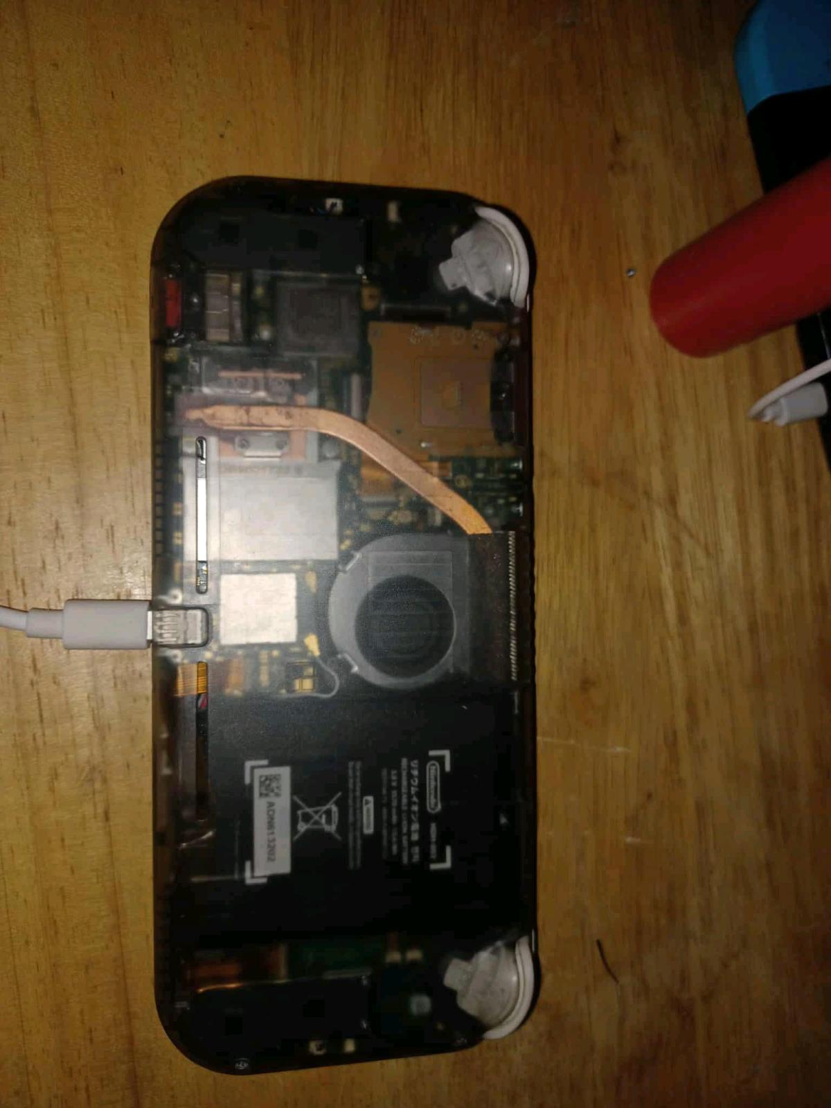 custom built nintendo switch lite crystalclear black console - Portsmouth, Ohio - FleaMarketBay