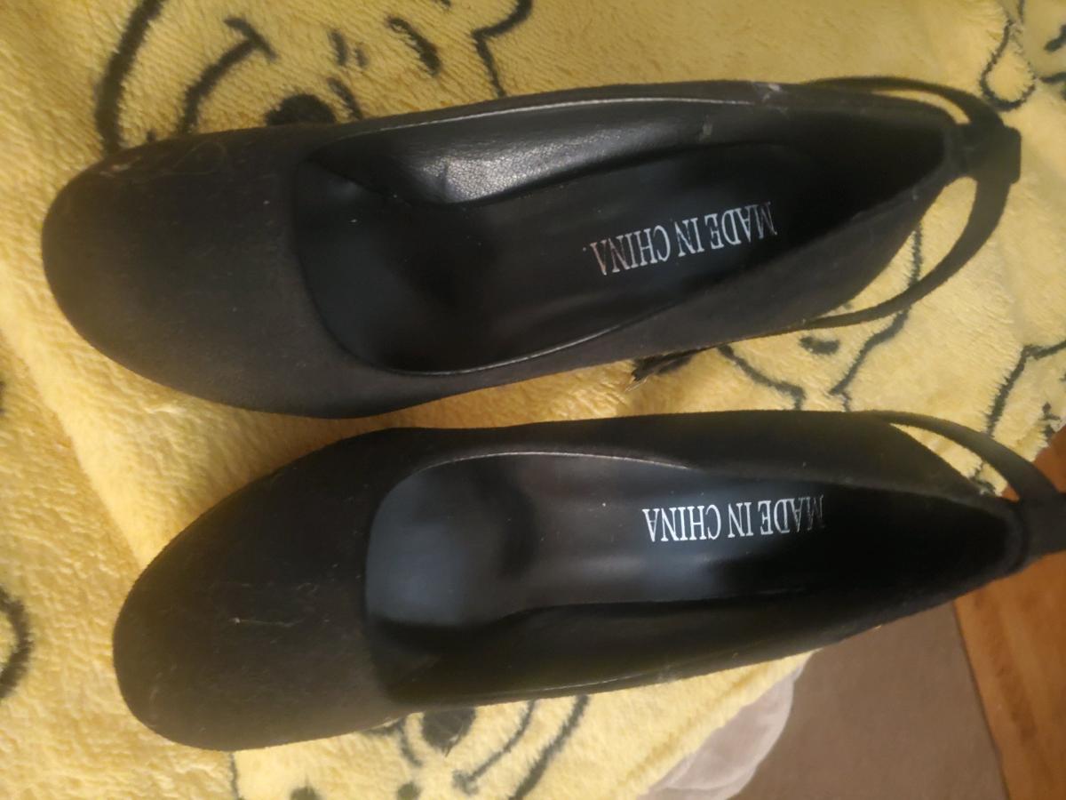 Black high heels