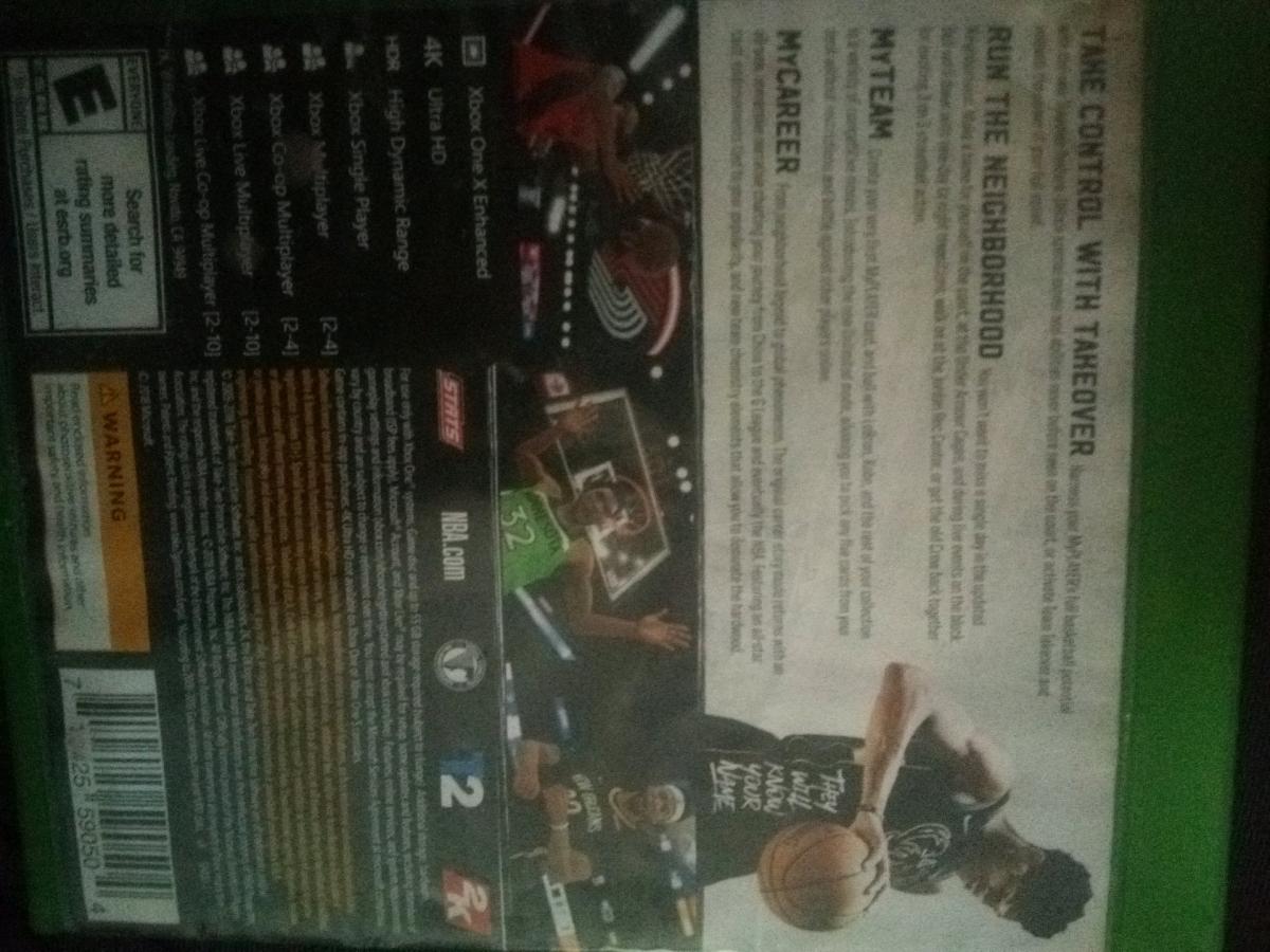 nba 2k19 for the Xbox 1 - Fort Wayne, Indiana - FleaMarketBay
