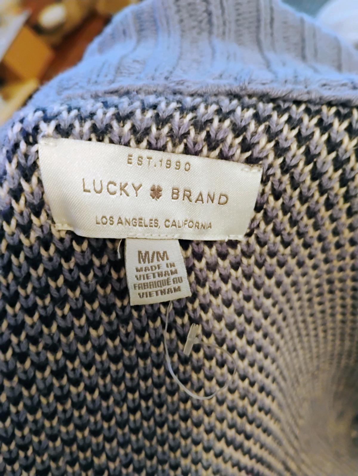 Lucky Long Sleeve Cardigan Sweater PreLoved XL - Eastlake, Ohio - FleaMarketBay