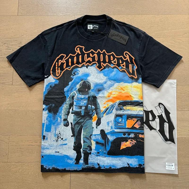 Godspeed designer graphic t