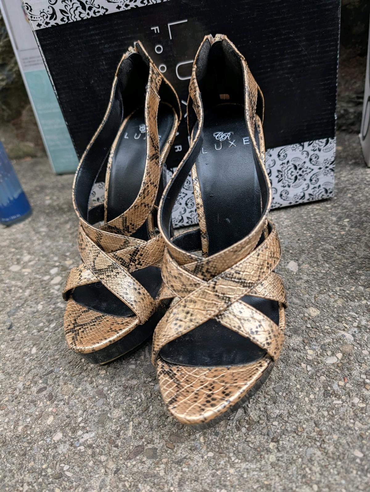 CR LUXE lepard skin shoes - Buffalo, New York