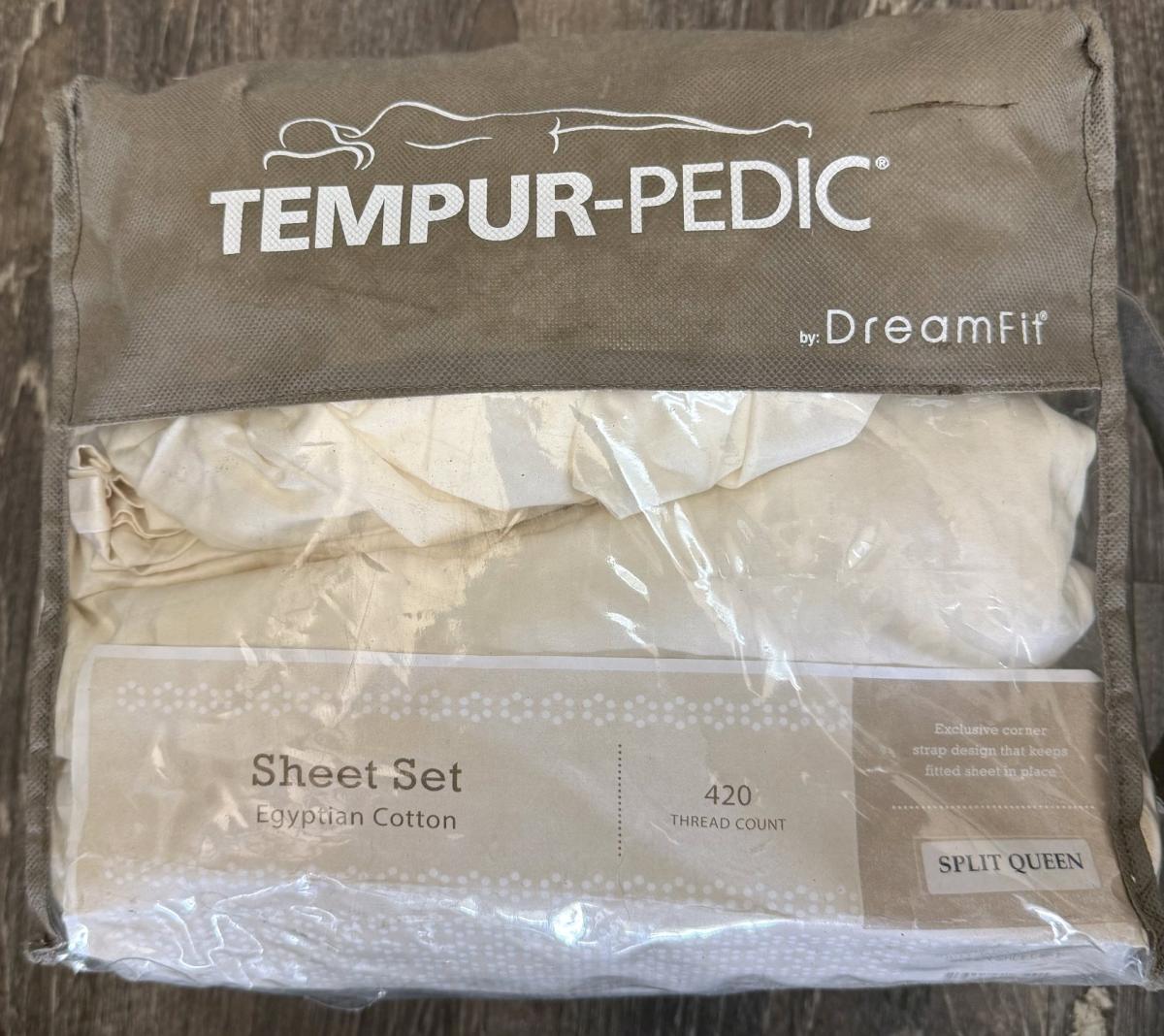 tempurpedic split queen sheet set