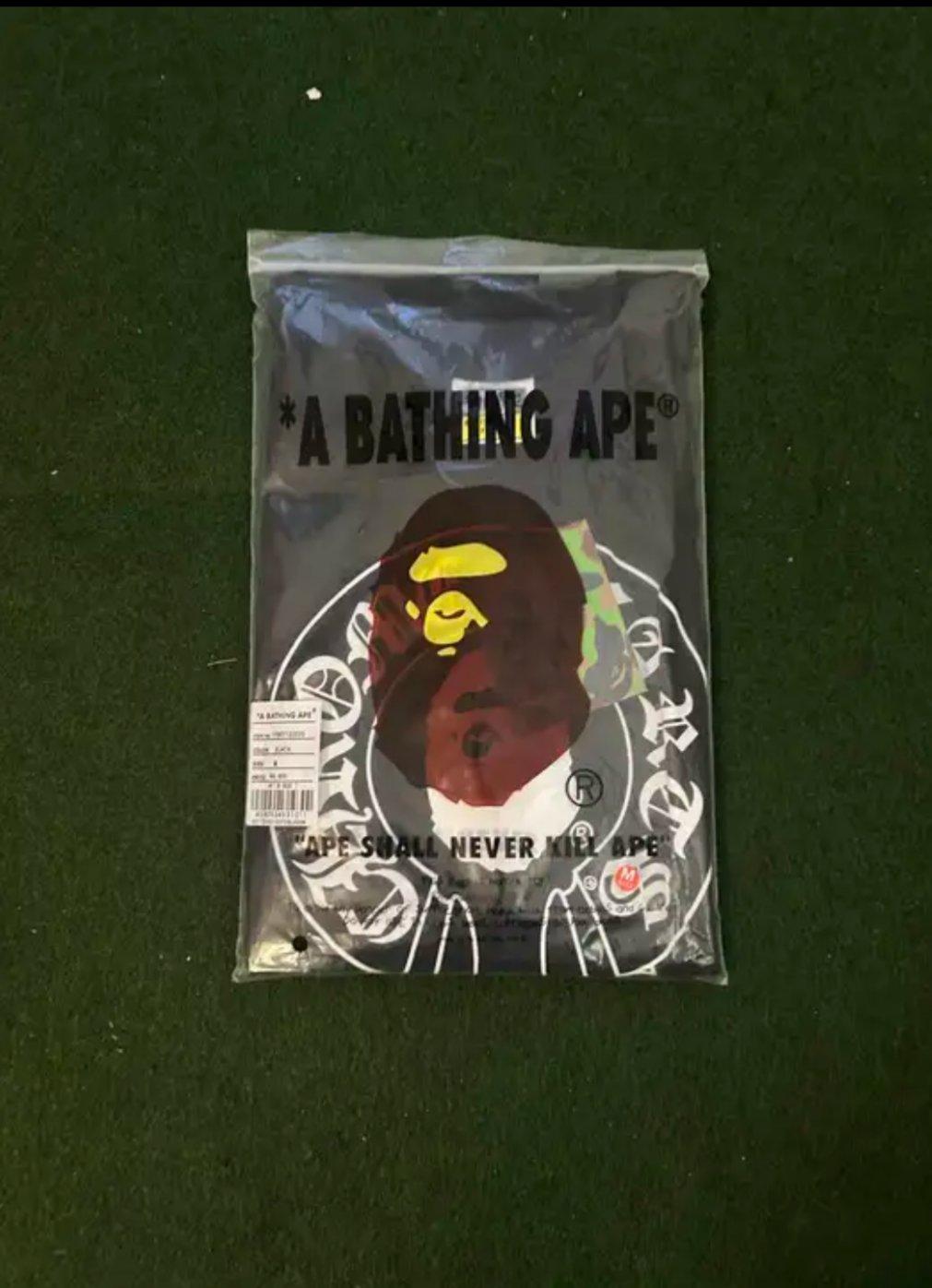 Bape x Chrome Hearts Black Shirt Size Large