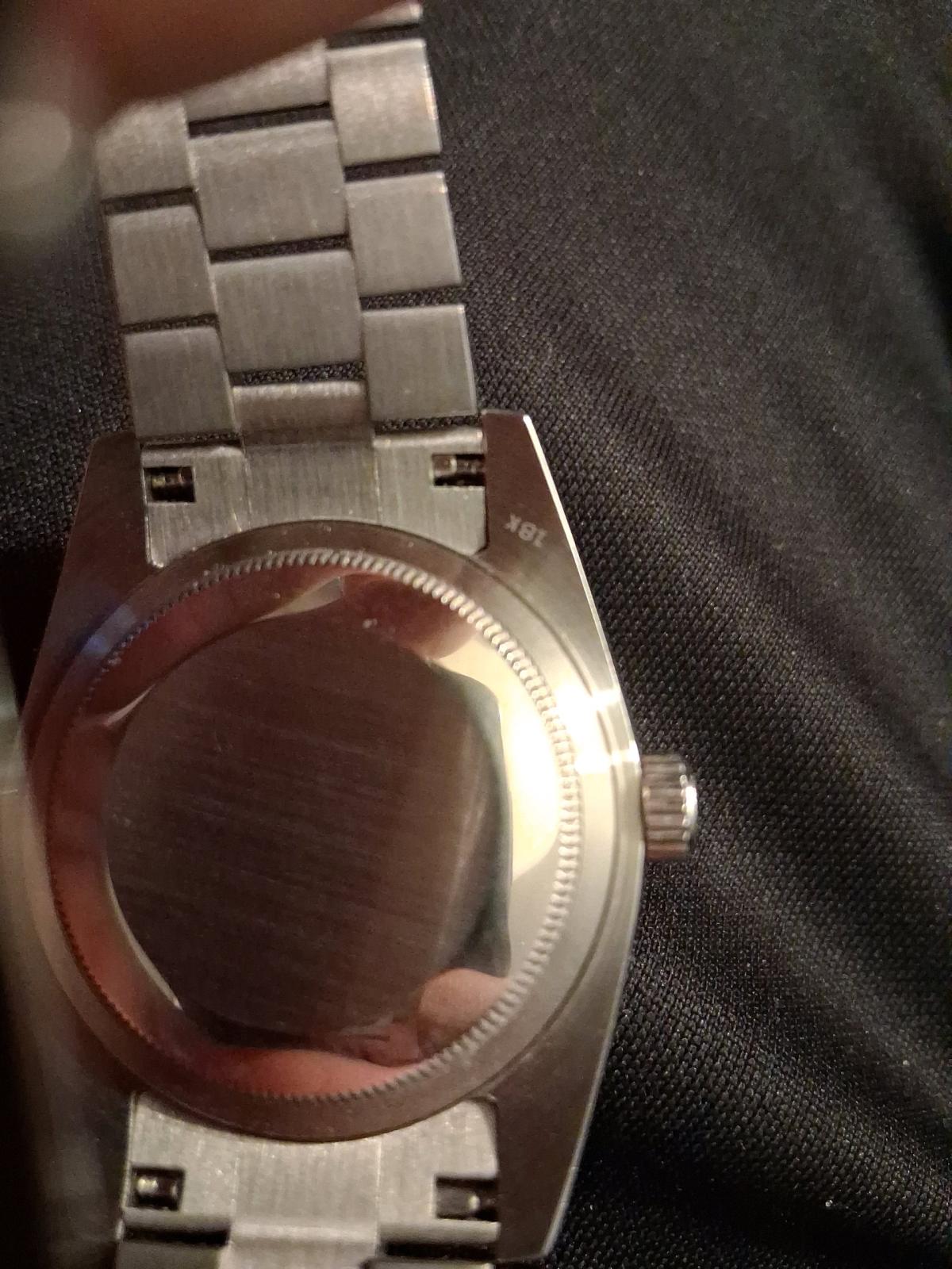 Rainbow Presidential Day Date Mens Watch - Buffalo, New York - FleaMarketBay