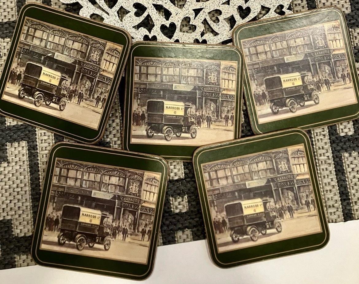 Pimpernel Harrods Knightsbridge London Scenes Cork Coasters - Arvada, Colorado