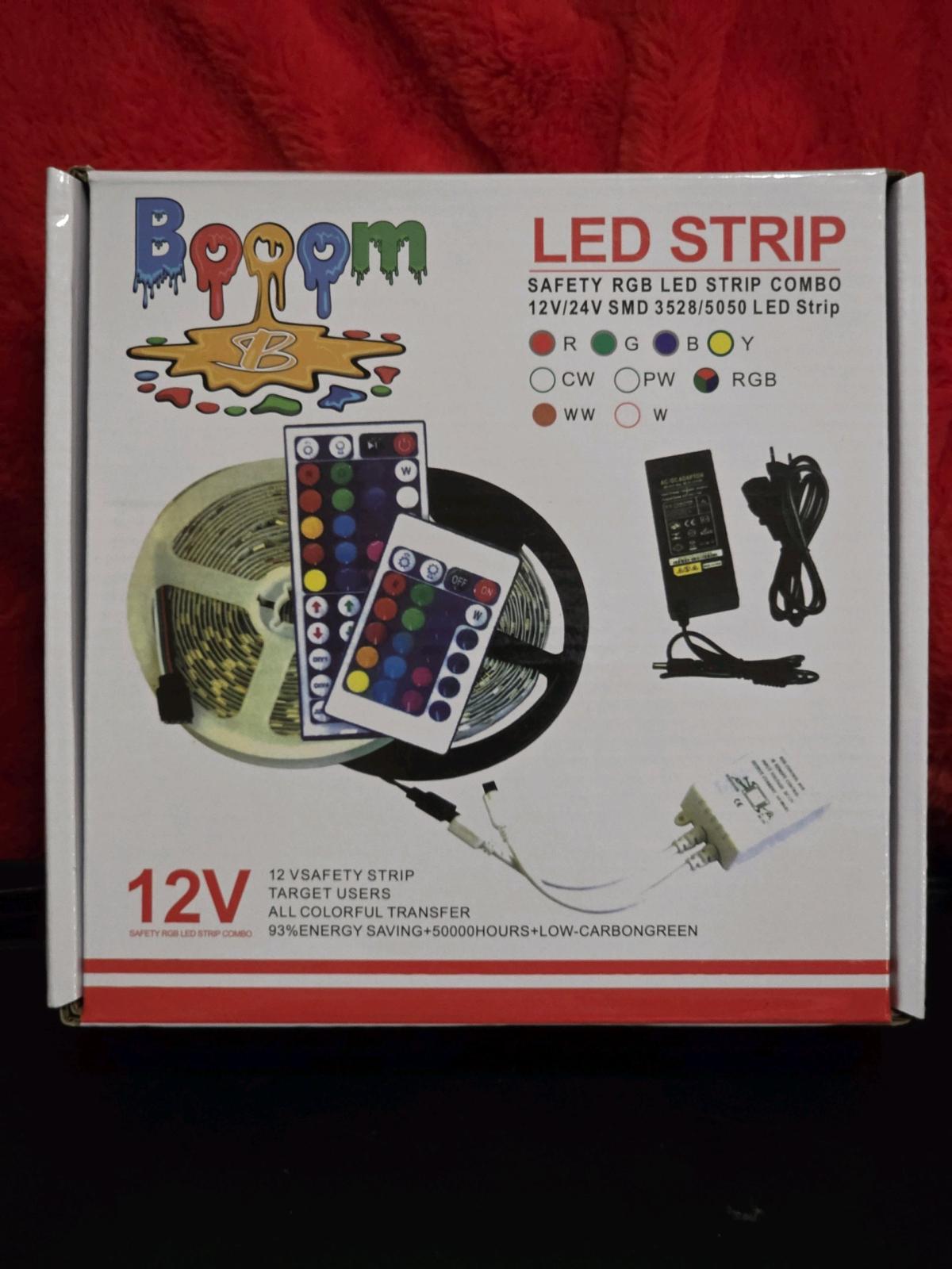 LED strip with remote by boom