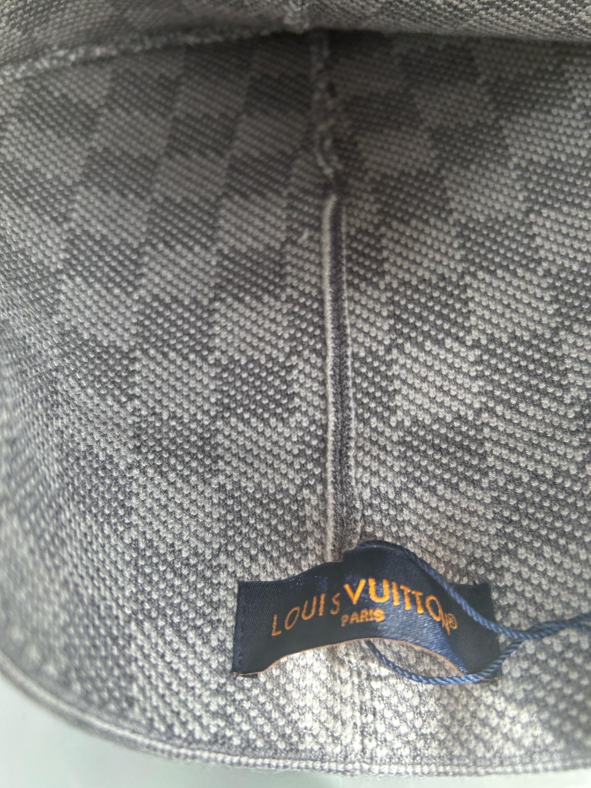 Authentic Louis Vuitton LV Knit Beanie  Grey Monogram - High Point, North Carolina - FleaMarketBay