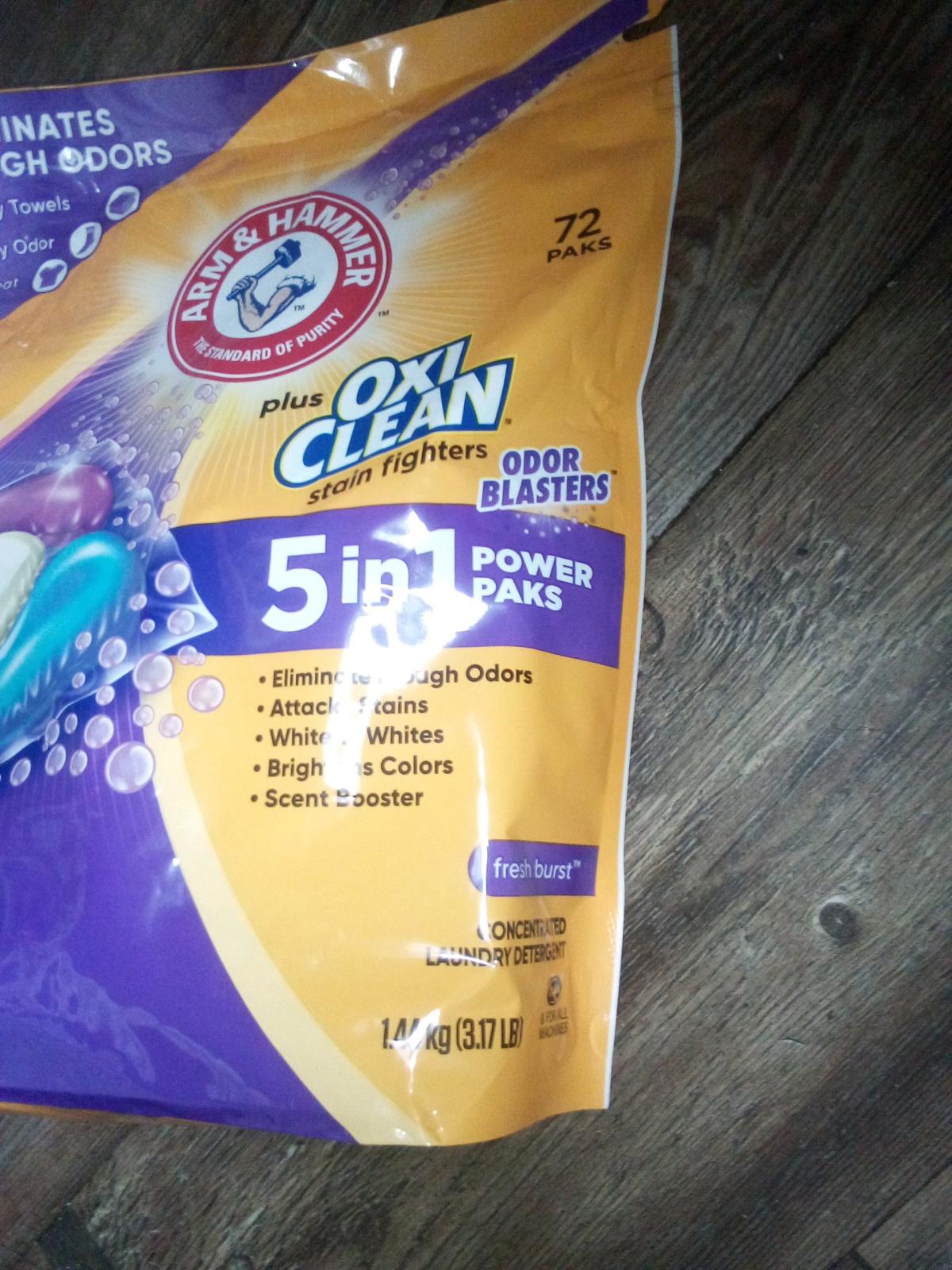 ARM AND HAMMER LAUNDRY DETERGENT PODS - Oklahoma City, Oklahoma