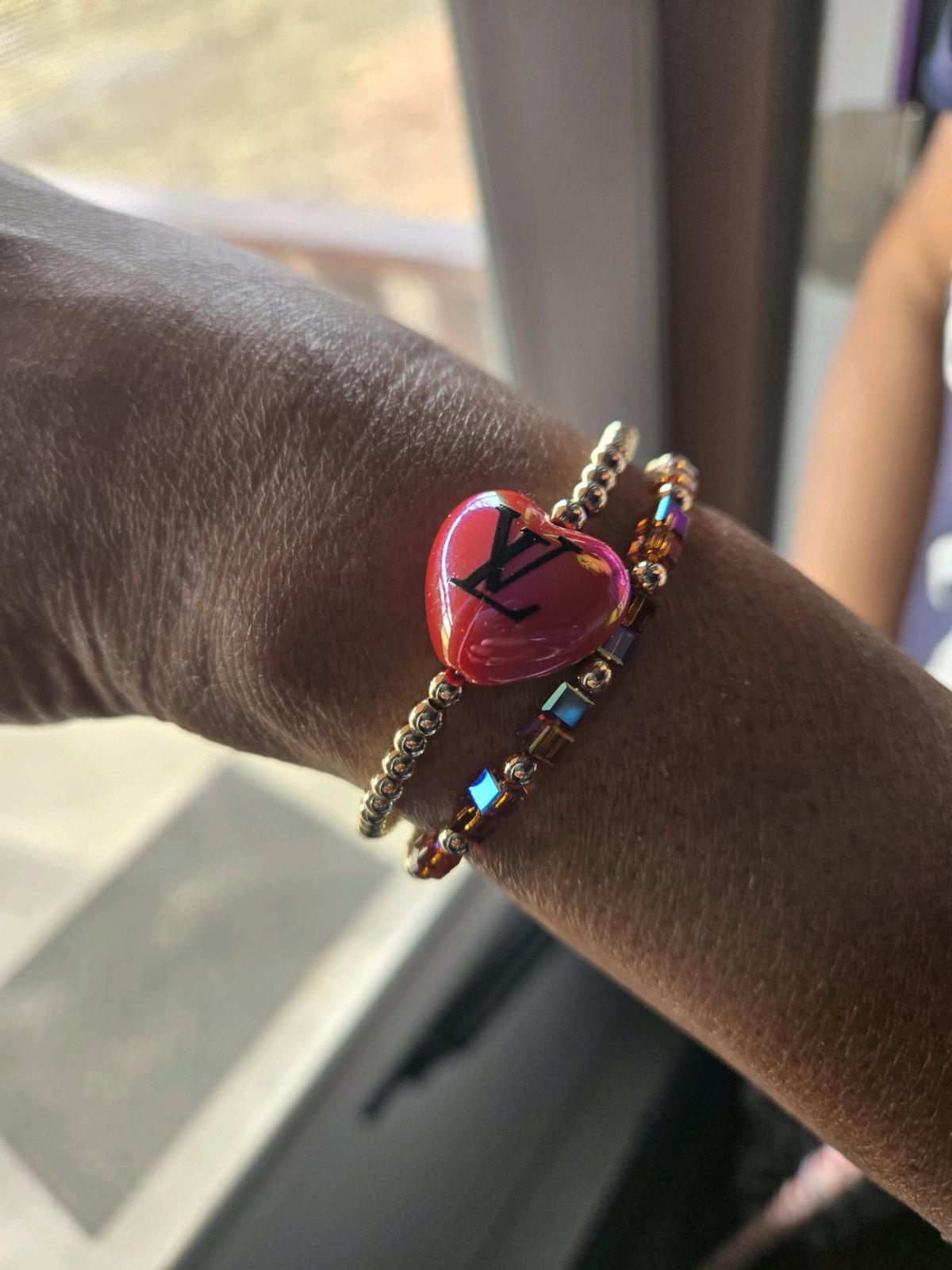 2pc Gold Filled Crystal Beaded Bracelet set - Garysburg, North Carolina - FleaMarketBay