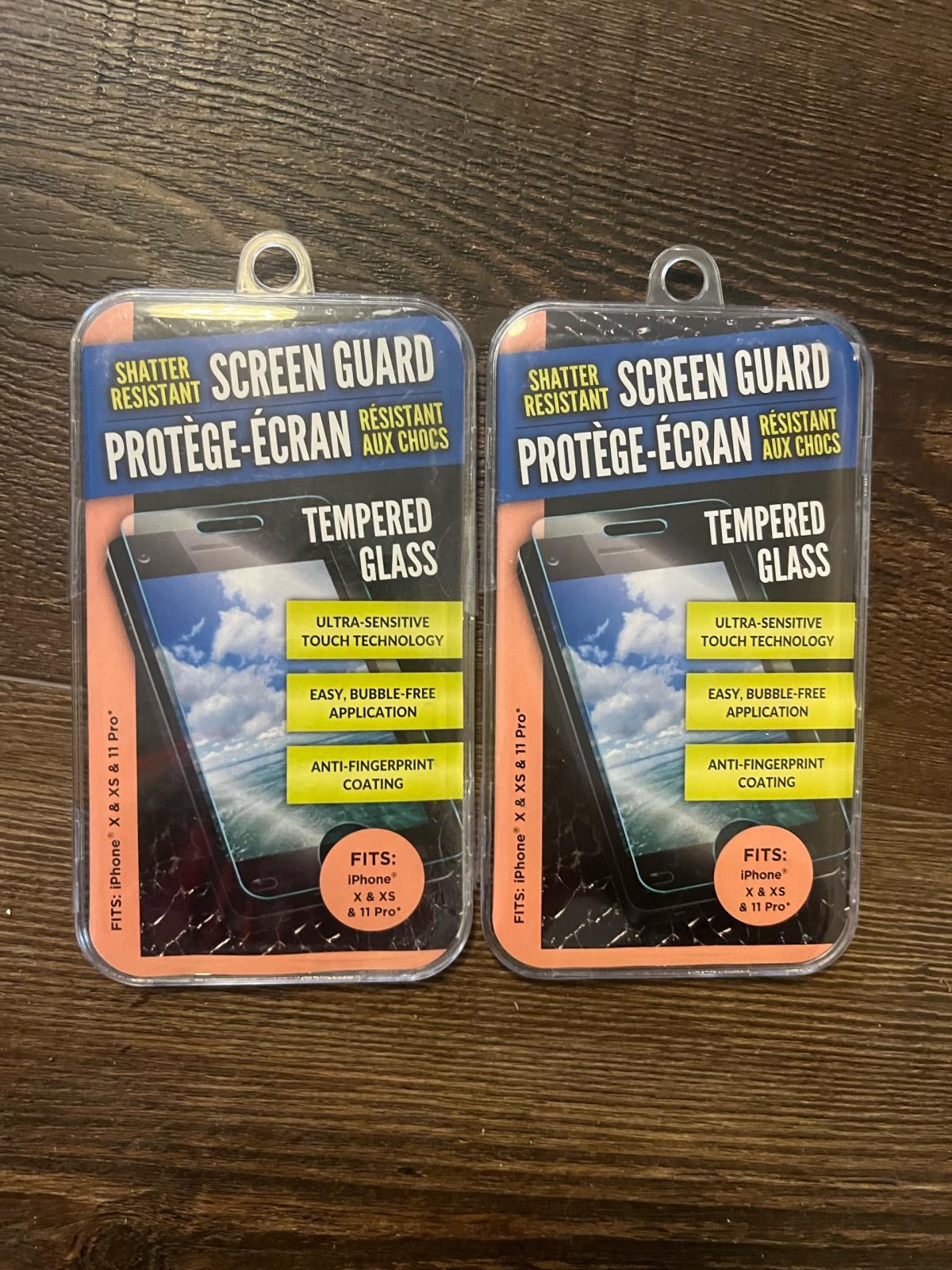 NEW 2x Tempered Glass Screen Protector For iPhone 11 Pro X - Piscataway, New Jersey