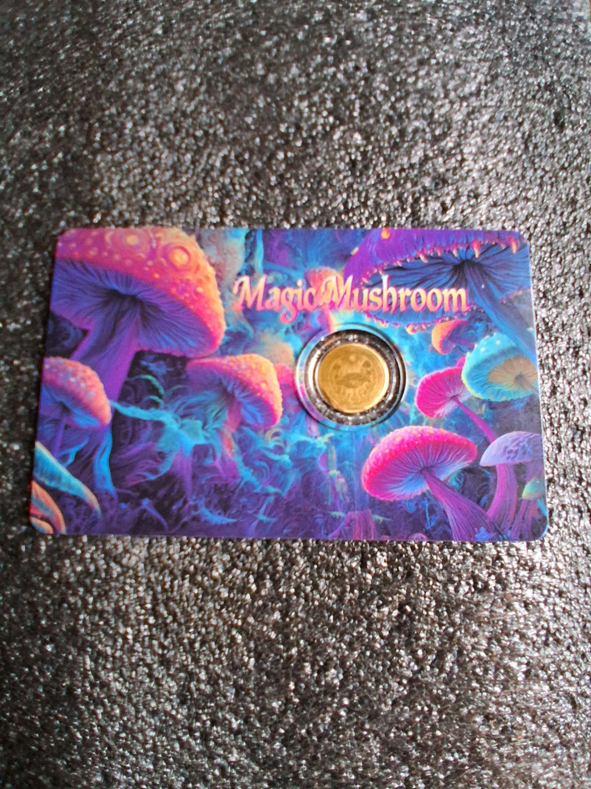 1 1000th oz Magic Mushroom gold coin - Philadelphia, Pennsylvania