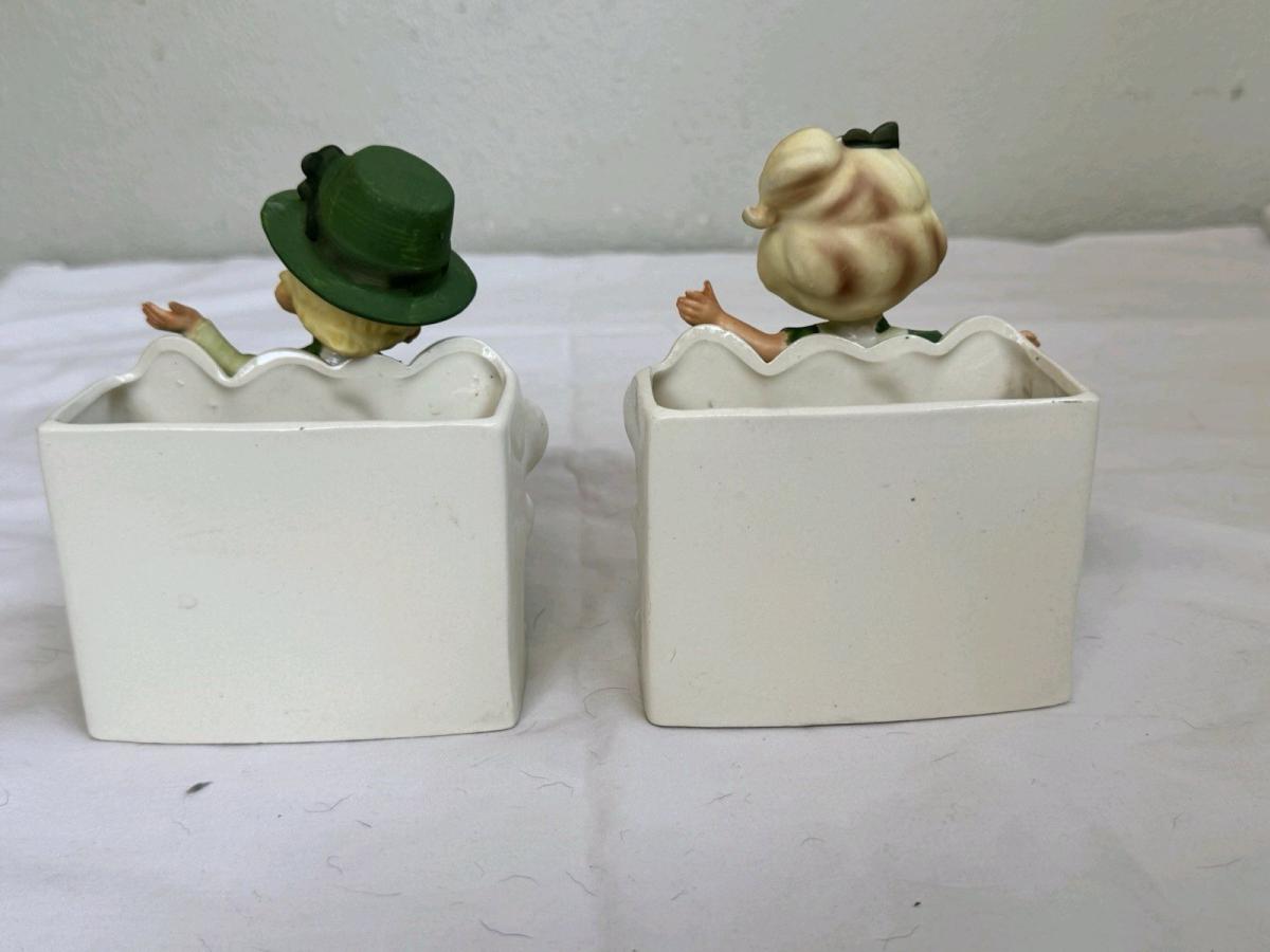 RELPO K1760 Boy  Girl Figurine Set  Made in Japan  350 FIRM - Chicago, Illinois - FleaMarketBay
