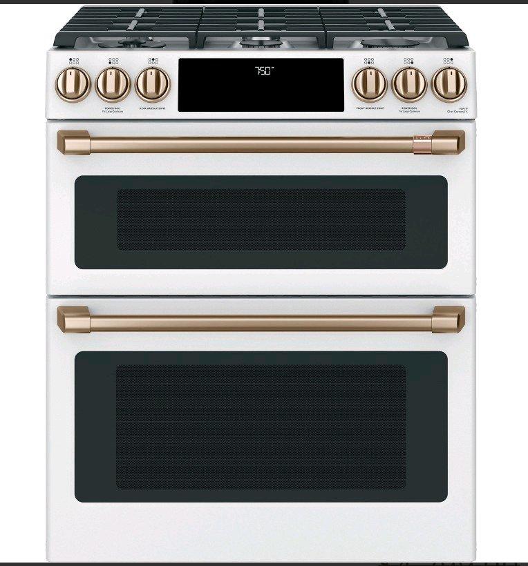 Brand New Matte White  Cafe 30in double oven FIRM PRICE