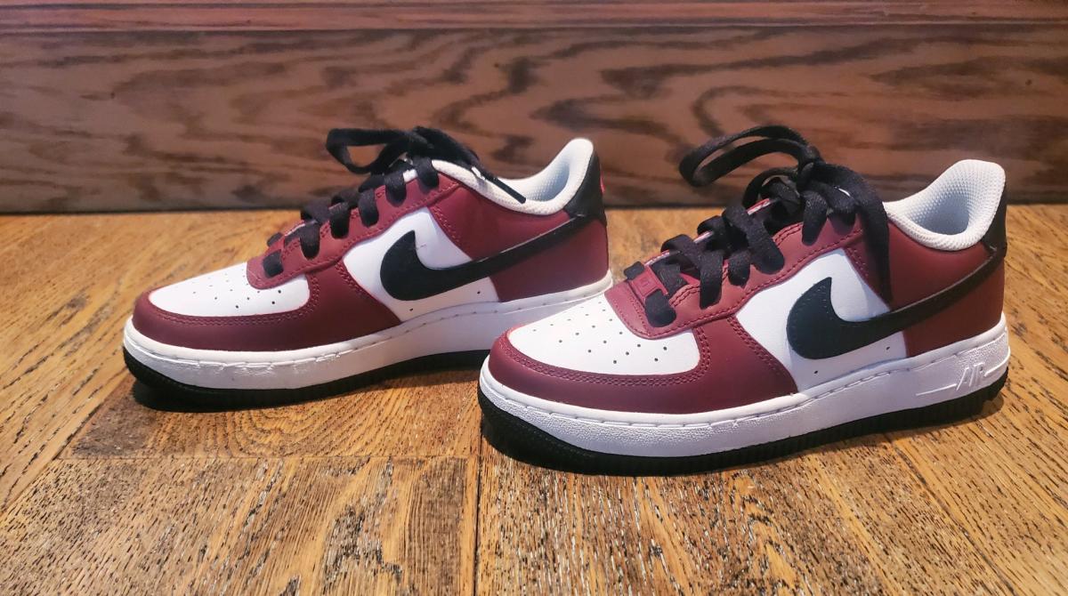 Nike  Boys  Size 35Y  Air Force 1  Low  Athletic Shoes  RedW - Plano, Texas - FleaMarketBay