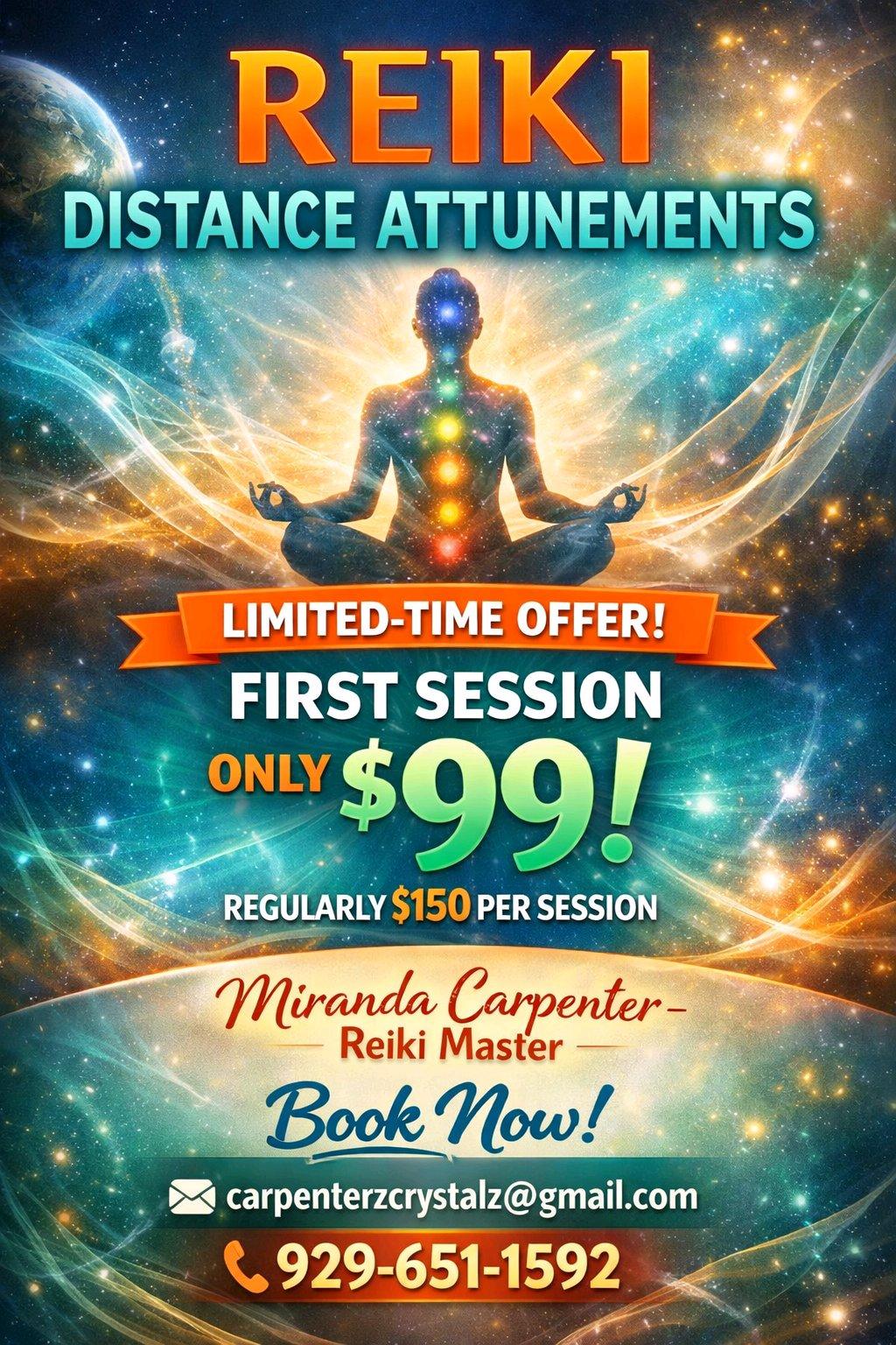 Reiki distance attunement - Pima, Arizona - FleaMarketBay