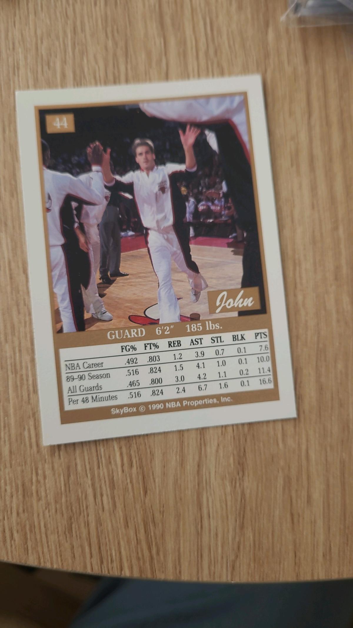 1990 John Paxon skybox card - Netcong, New Jersey - FleaMarketBay