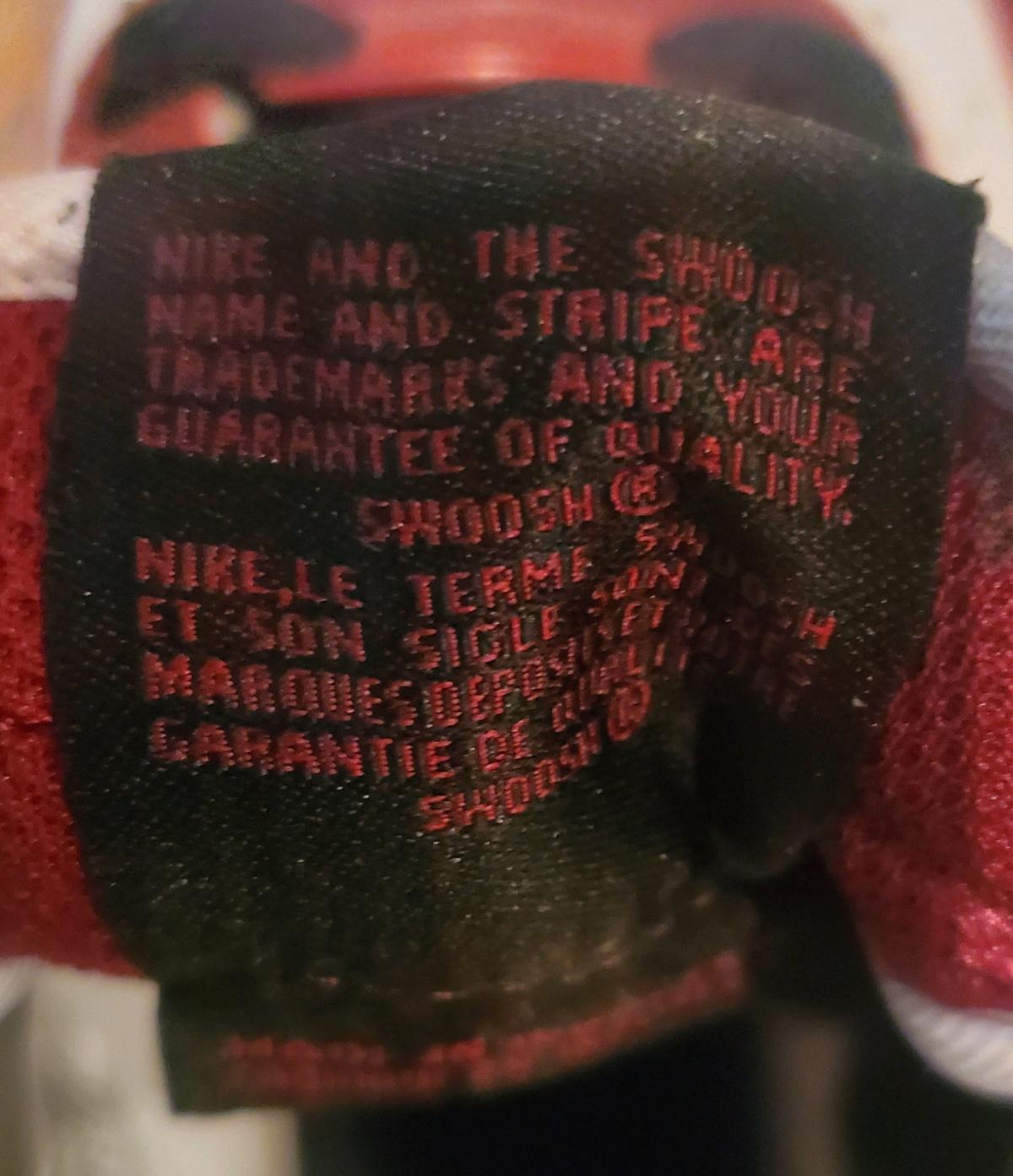 Nike  Boys  Size 35Y  Air Force 1  Low  Athletic Shoes  RedW - Plano, Texas - FleaMarketBay