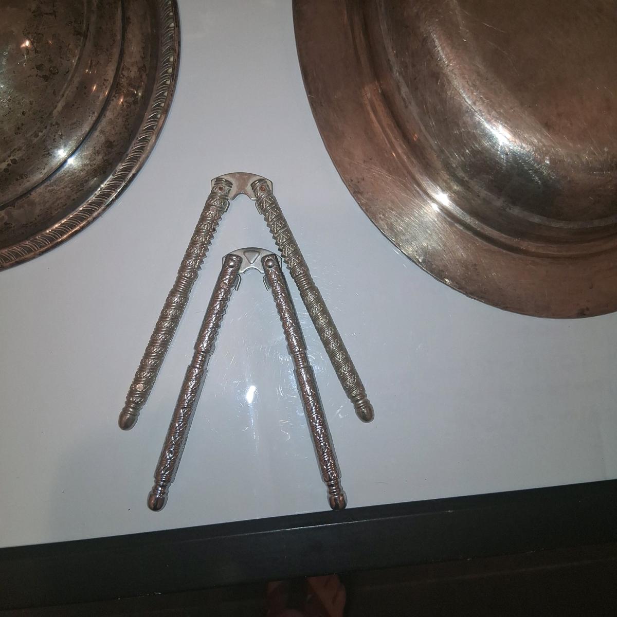 Gleaming Vintage Silverplate Entertaining Bundle  Poole Old - Philadelphia, Pennsylvania - FleaMarketBay