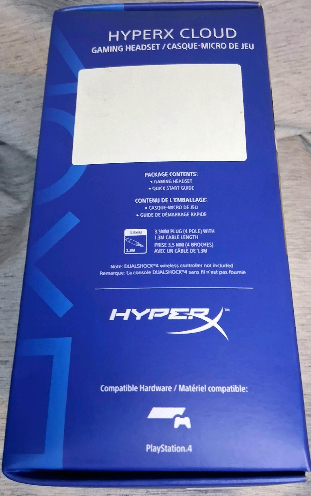 Playstation HyperX Cloud Gaming Headset with detachable mic - Spring Hill, Florida - FleaMarketBay