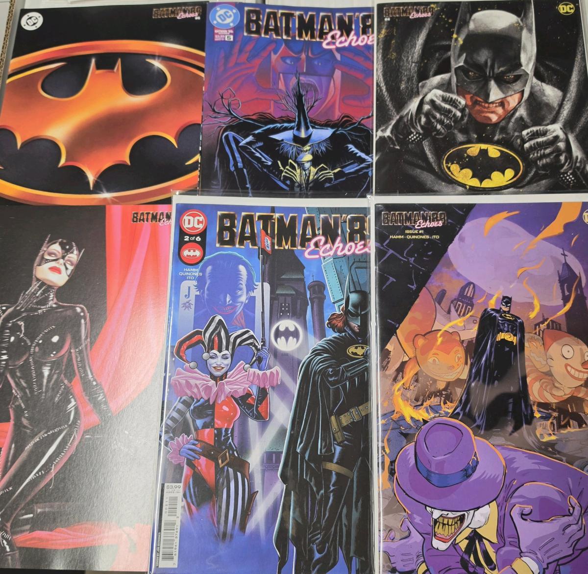 DC Comics Batman 89 Echoes 16 COMPLETE SET Cardstock Variant - Chicago, Illinois - FleaMarketBay