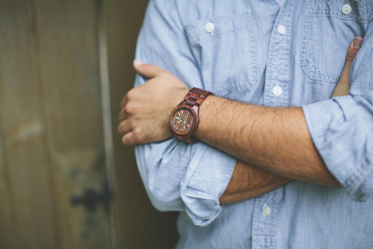 womens and mens wood wrist watch - Dane, Wisconsin - FleaMarketBay