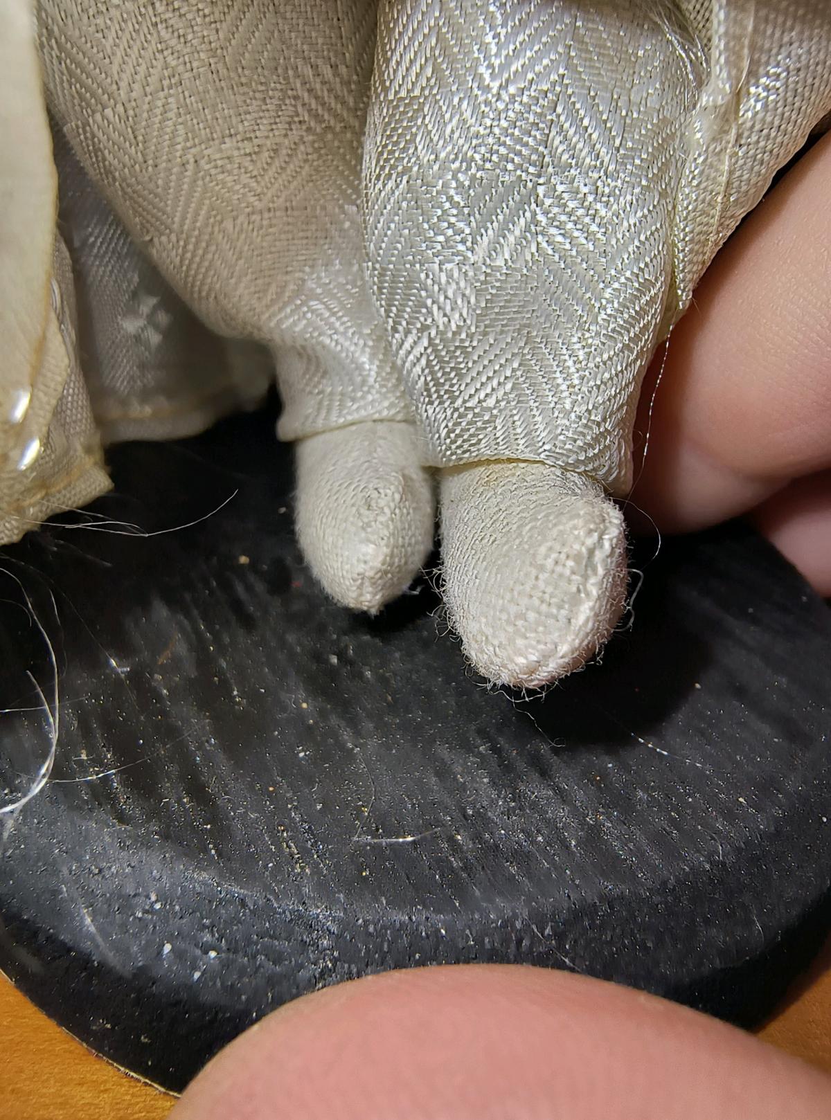 Vintage Korean Souvenir Doll with Known Provenance Silk Dres - Jackson Springs, North Carolina - FleaMarketBay