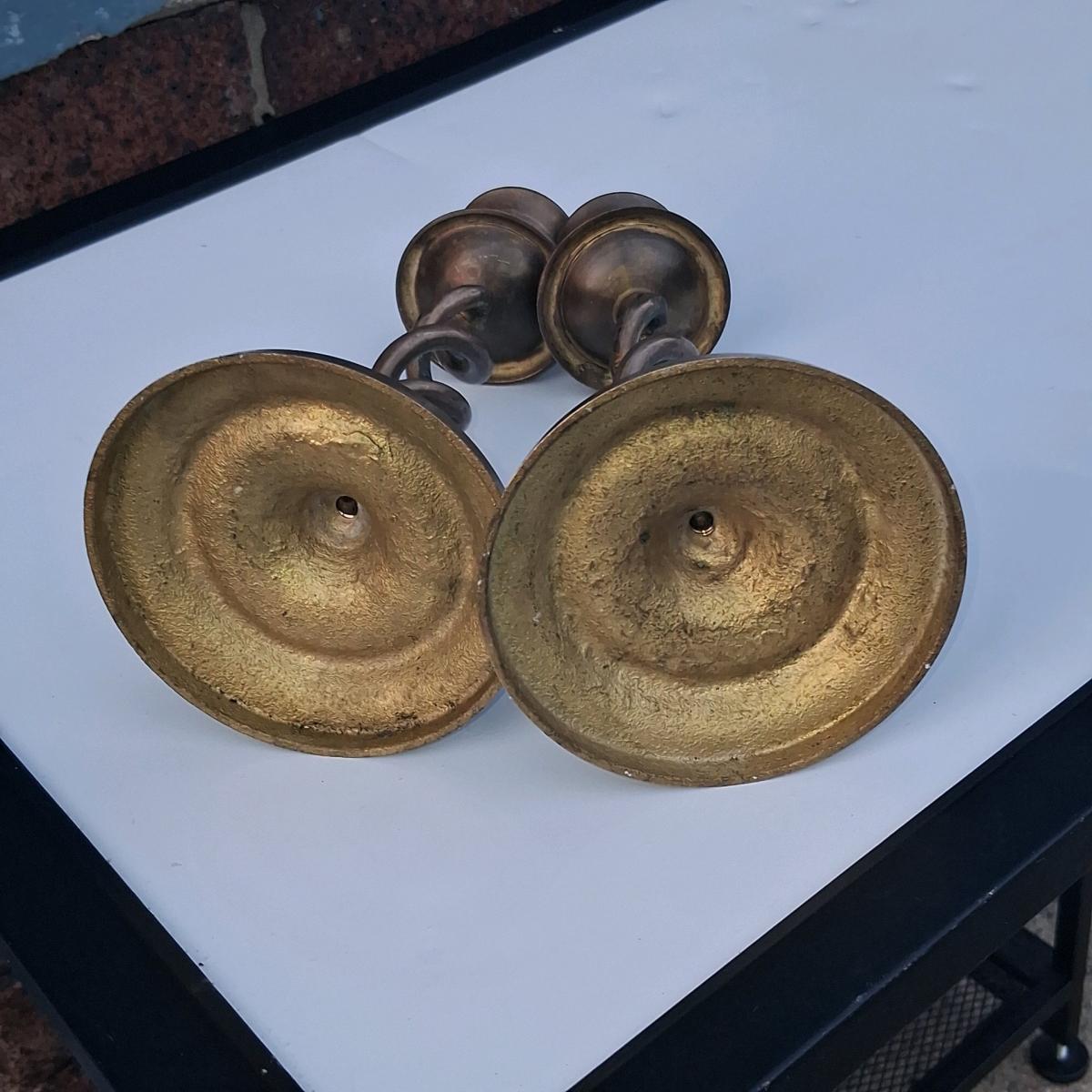 Vintage Solid Brass Decor Bundle  SunLyn Hammered Tray  Barl