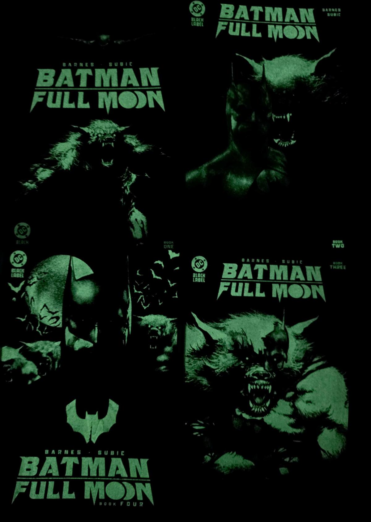DC Comics Batman Full Moon Full Set Glow In The Dark Covers - Homewood, Illinois - FleaMarketBay