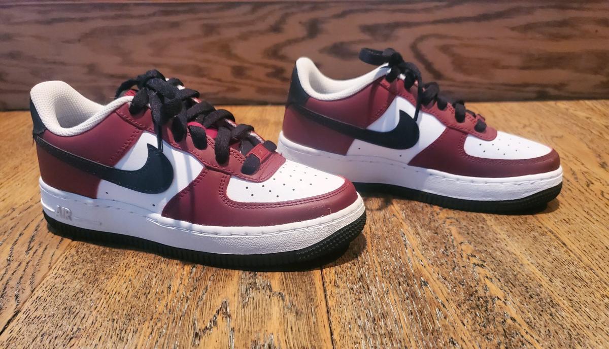 Nike  Boys  Size 35Y  Air Force 1  Low  Athletic Shoes  RedW - Plano, Texas - FleaMarketBay