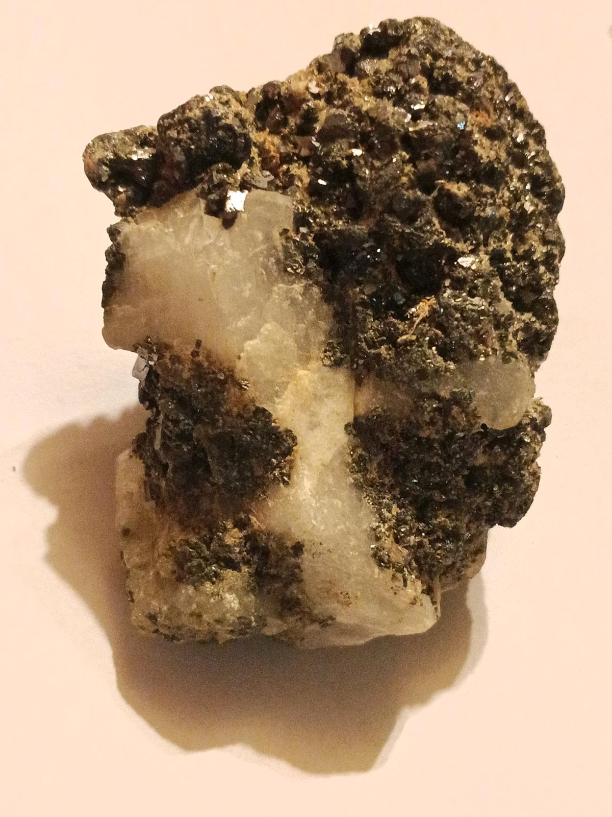 Sphalerite lgalena quarts - Double Springs, Alabama