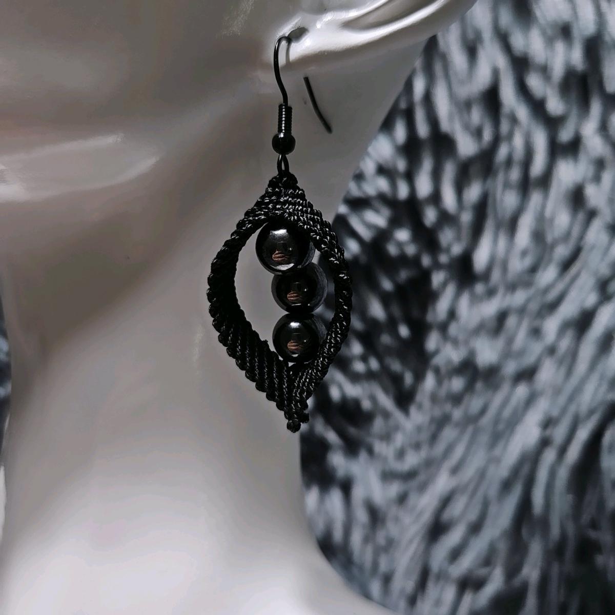 Handmade Hematite Earrings