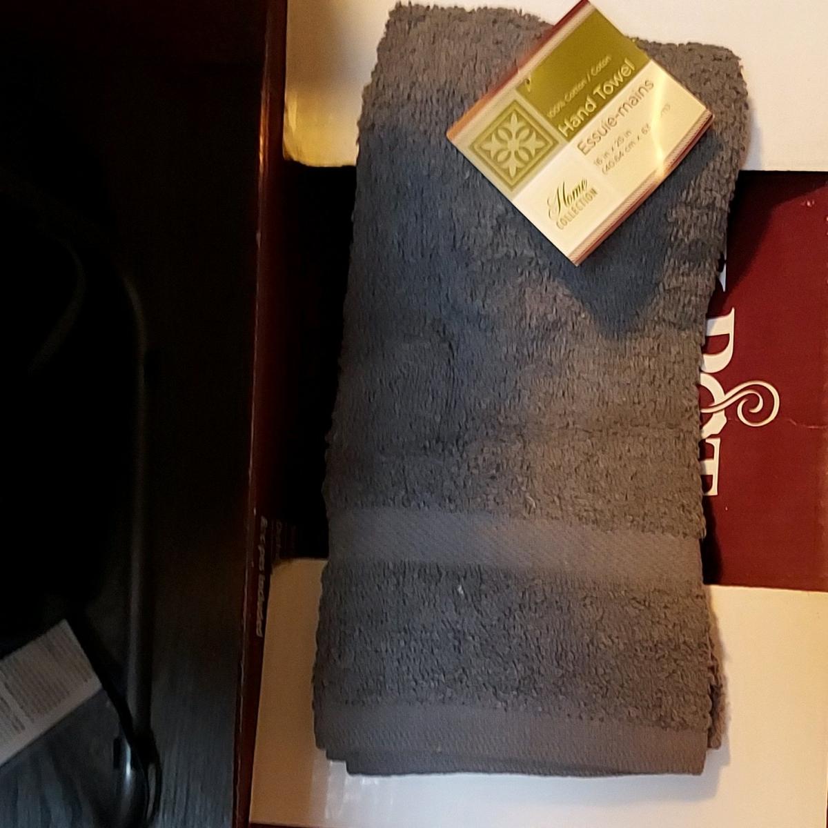 Home Collection Hand Towel 16 x 25 Gray - Tucson, Arizona - FleaMarketBay