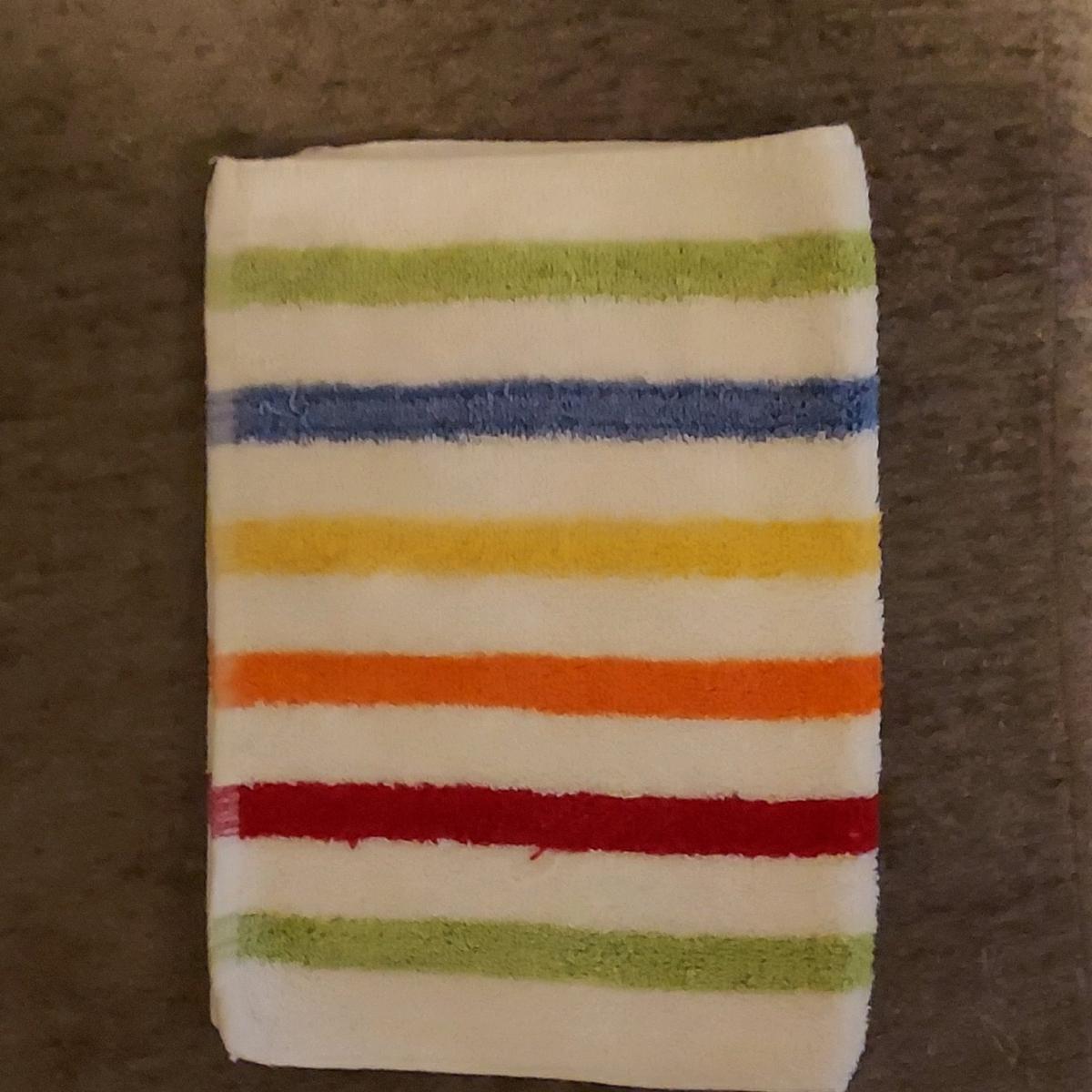 Striped Cotton Dishcloths Set Multicolor 3 Pack White Green - Tucson, Arizona - FleaMarketBay