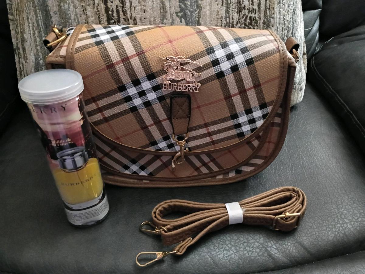 Burberry Purse with Burberry Womens Perfume - Milwaukee, Wisconsin - FleaMarketBay