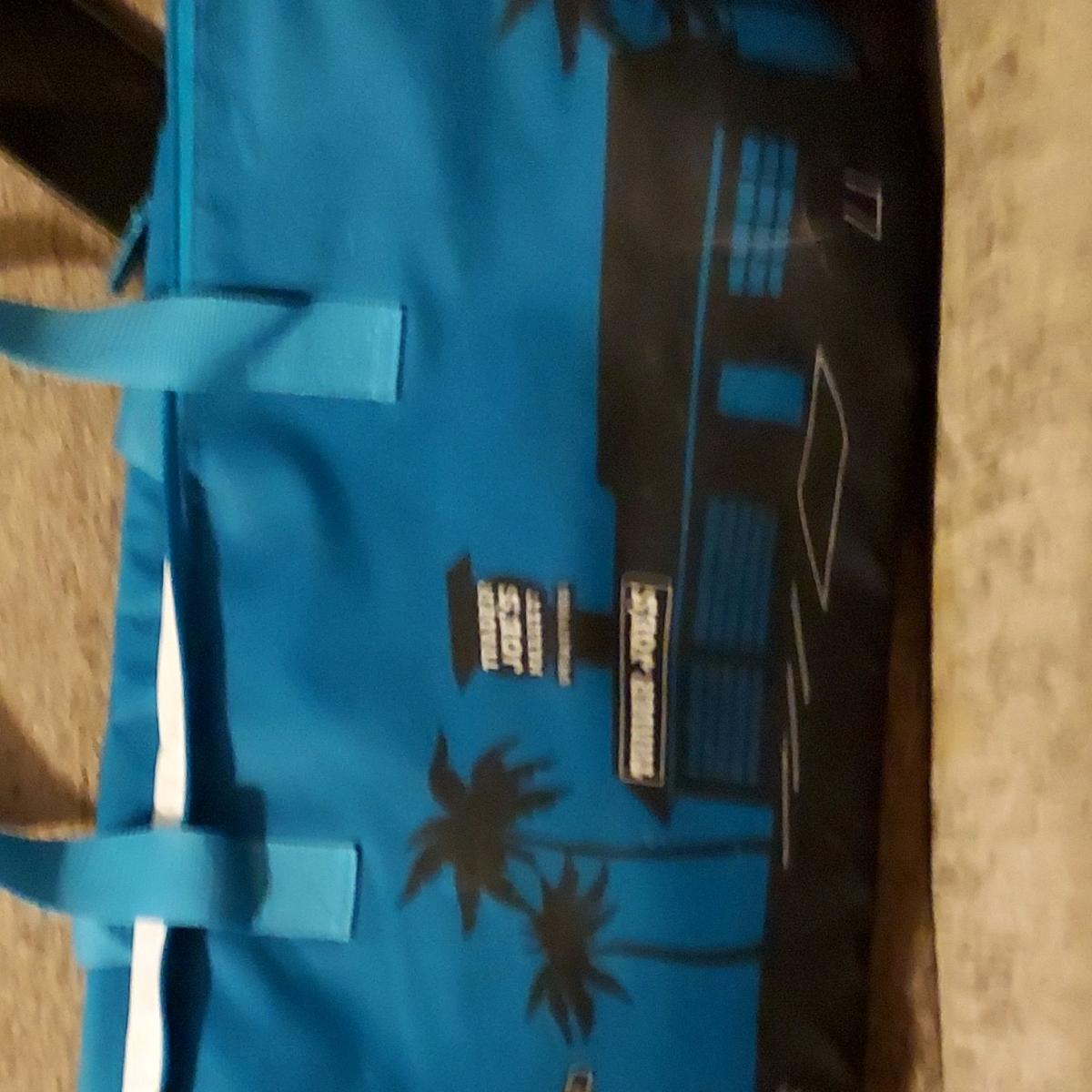 Stone Oven Pizza Insulated Blue Pizza Delivery Bag with Palm - Tucson, Arizona - FleaMarketBay