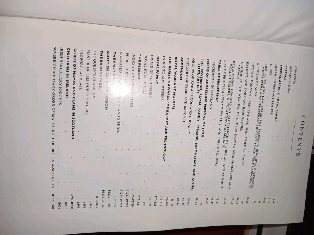 Debretts Peerage and Baronetage with Her Majestys Royal Warr - Las Vegas, Nevada - FleaMarketBay