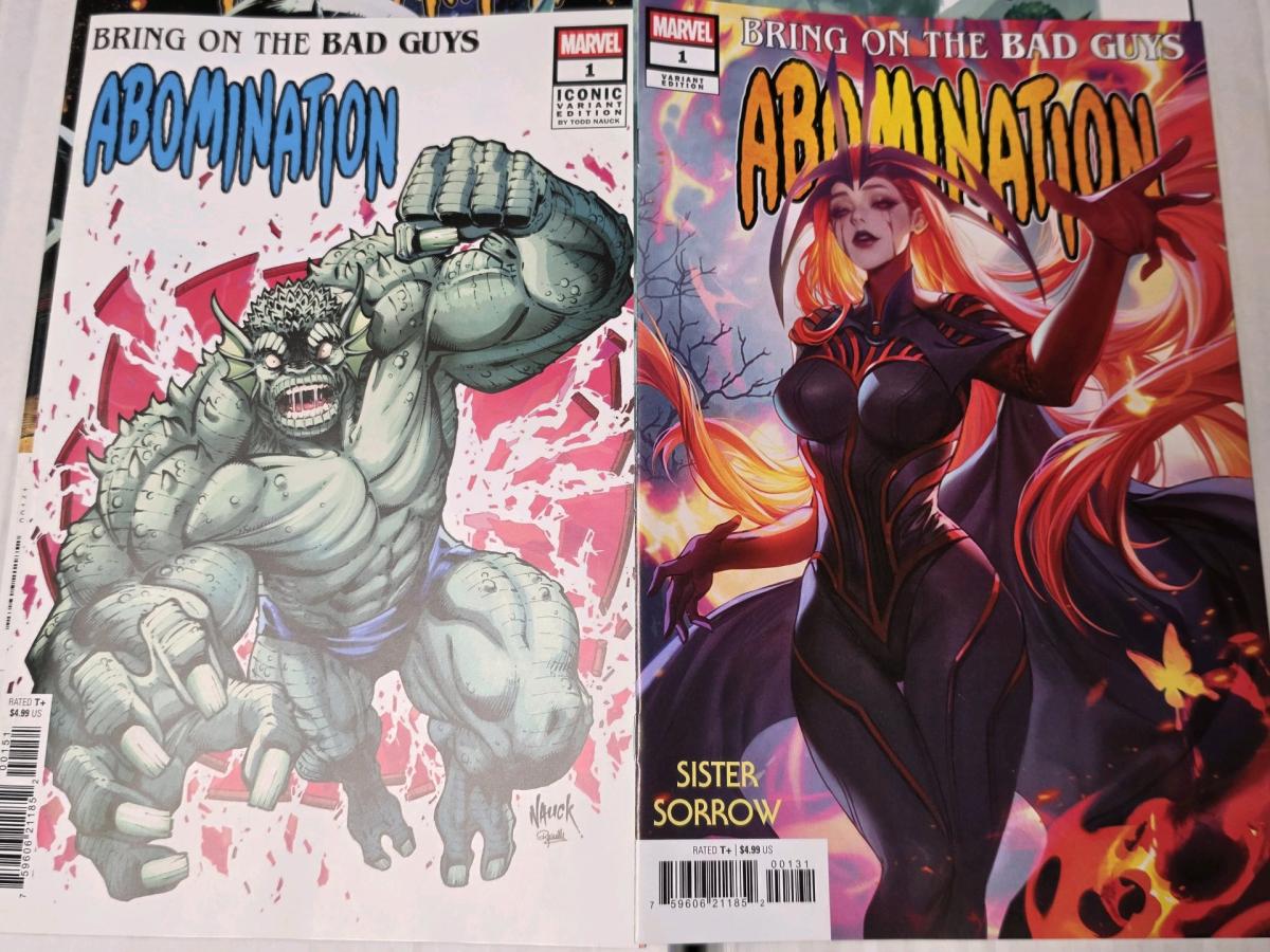 Bring on the Bad Guys Abomination1 Incredible Hulk Lot of 4 - Homewood, Illinois - FleaMarketBay