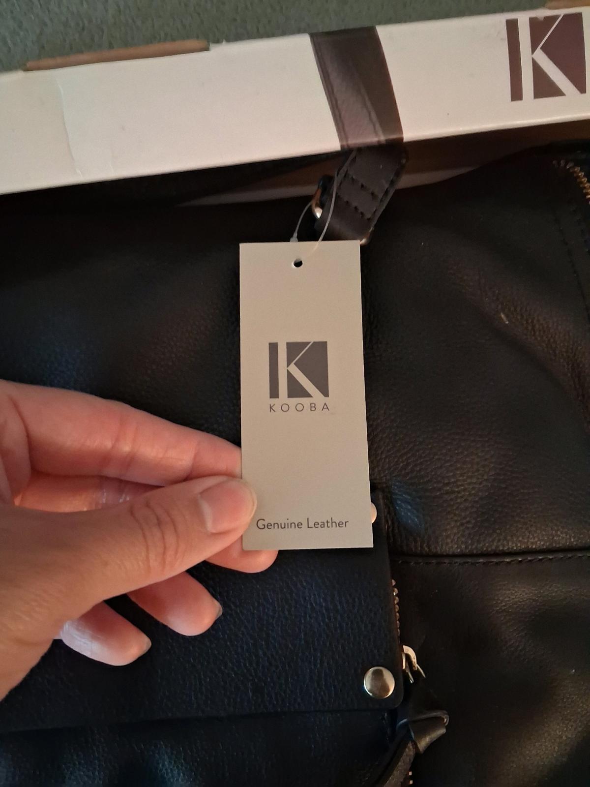 Kooba 12 Inch Black Leather Tote Bag Purse - North Hollywood, California - FleaMarketBay