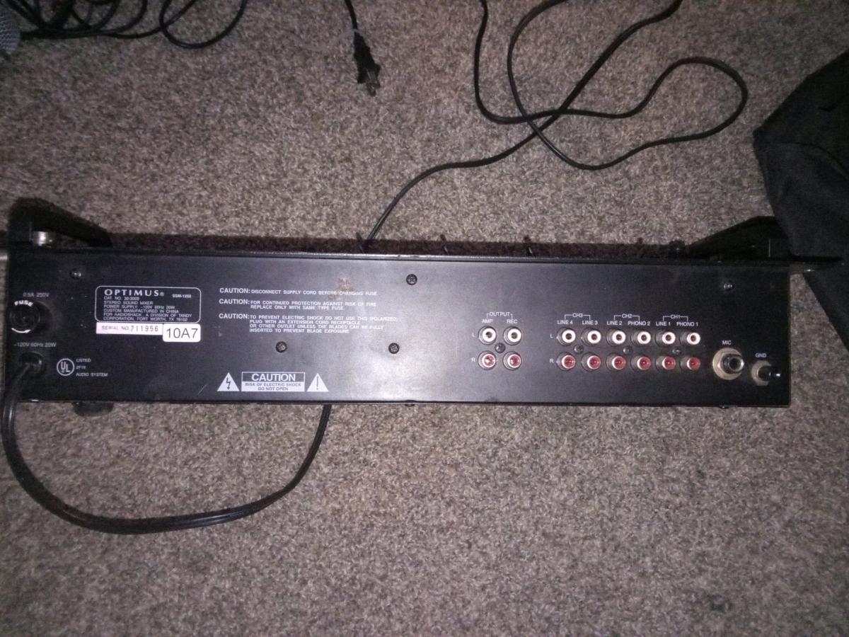 optimus stereo sound mixer - Tulsa, Oklahoma - FleaMarketBay
