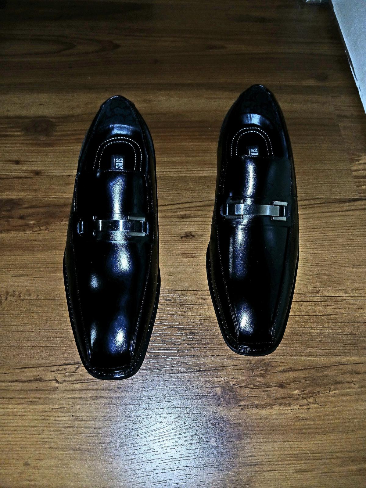 black Stacy adams Wakefield shoes size 9w brand new - San Antonio, Texas - FleaMarketBay