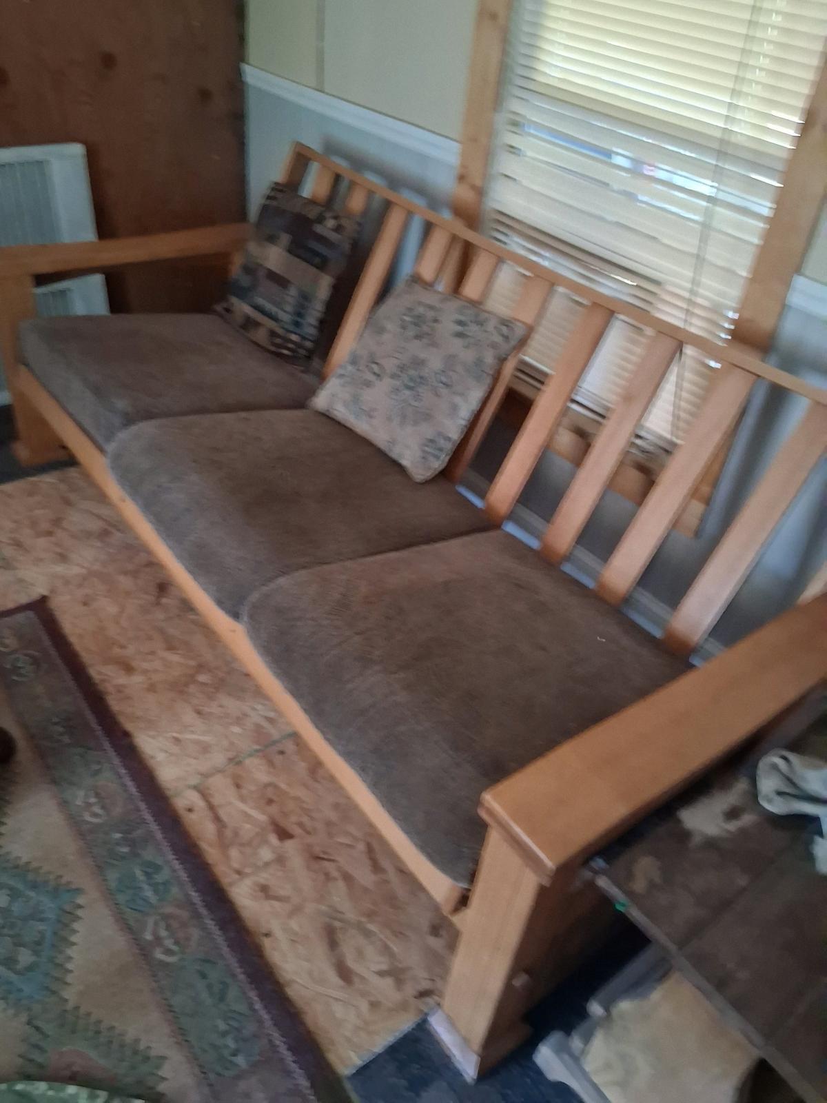 full size wooden futon