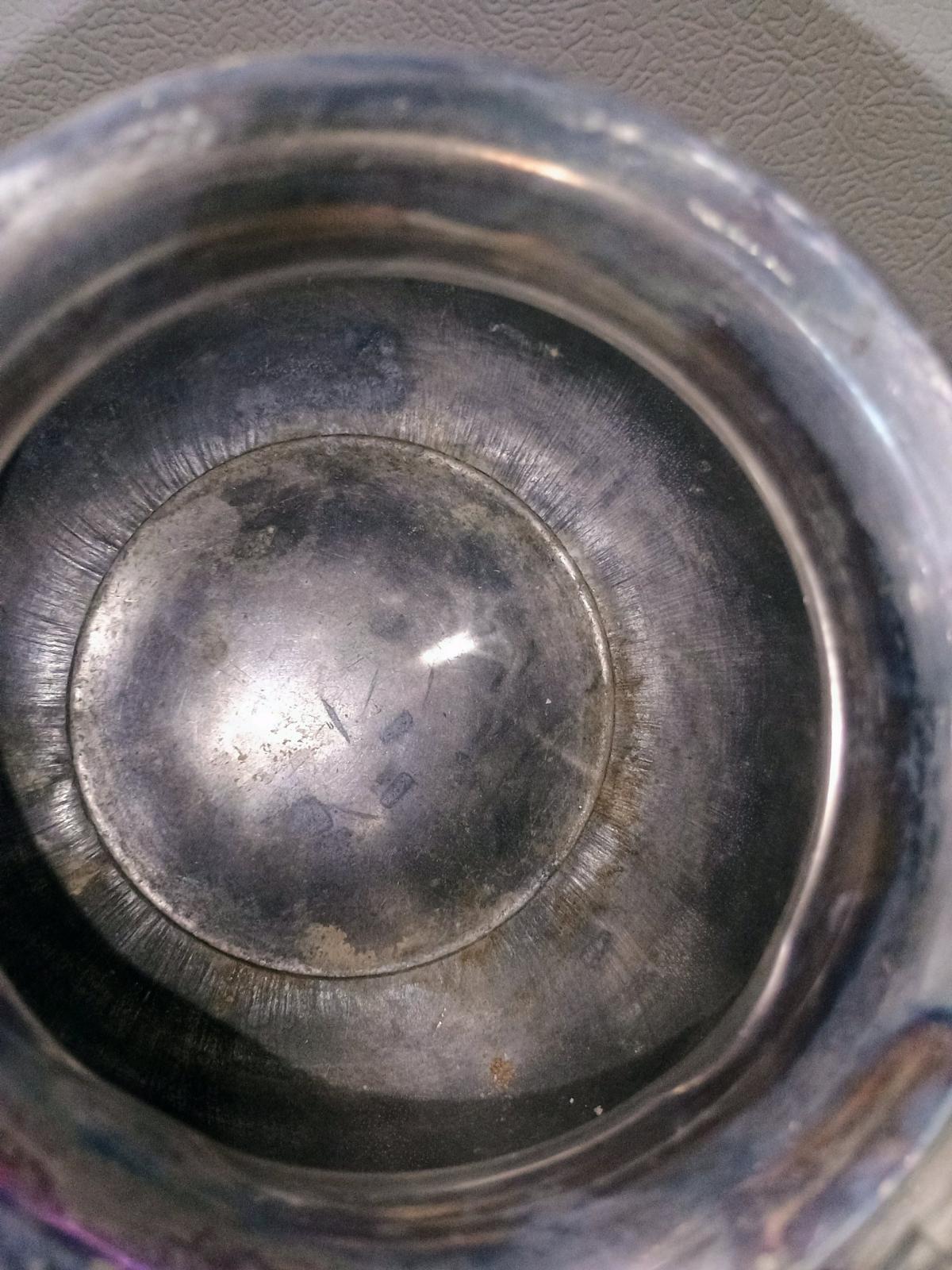 Antique Homan Silver Co Quadrupl Plate Teapot Vintage 1 Dent - Turlock, California - FleaMarketBay